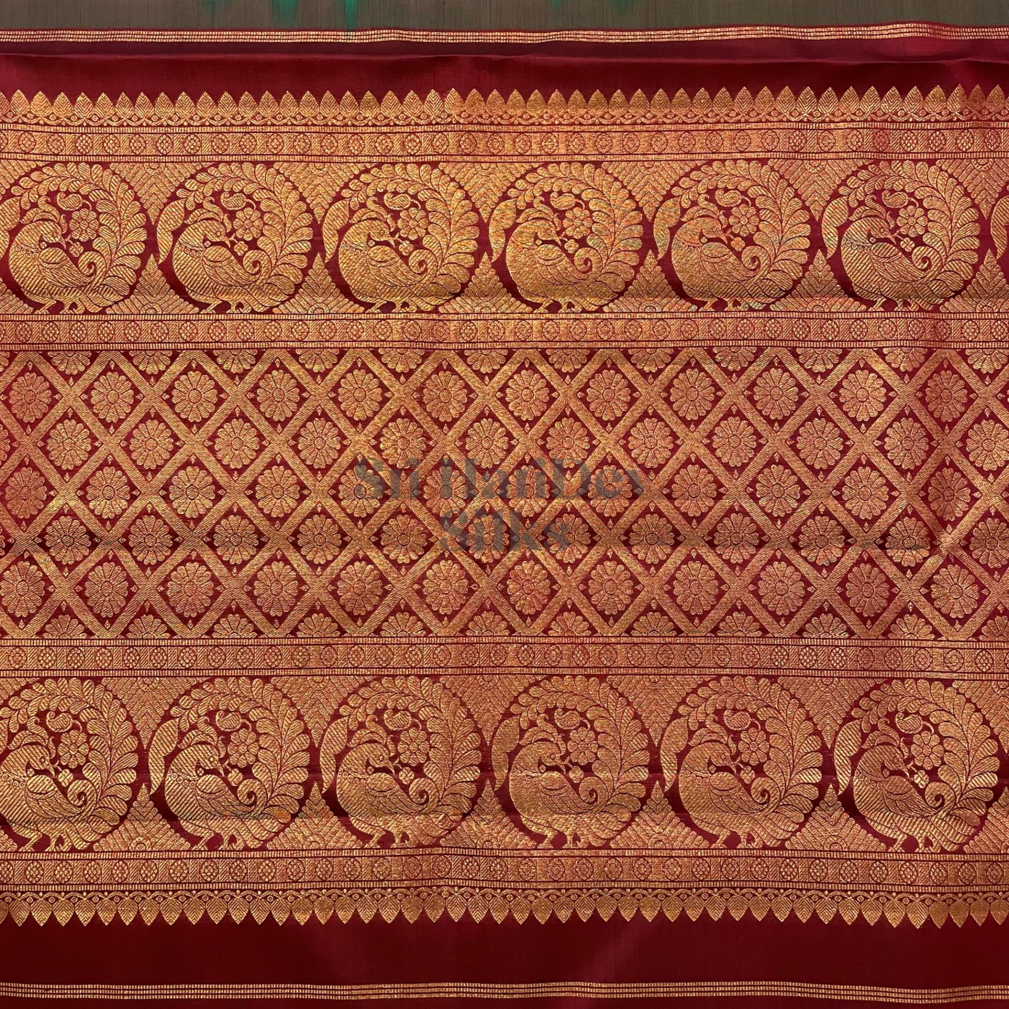 SHS4934 Kanchipuram Pure Handloom Silk Sari