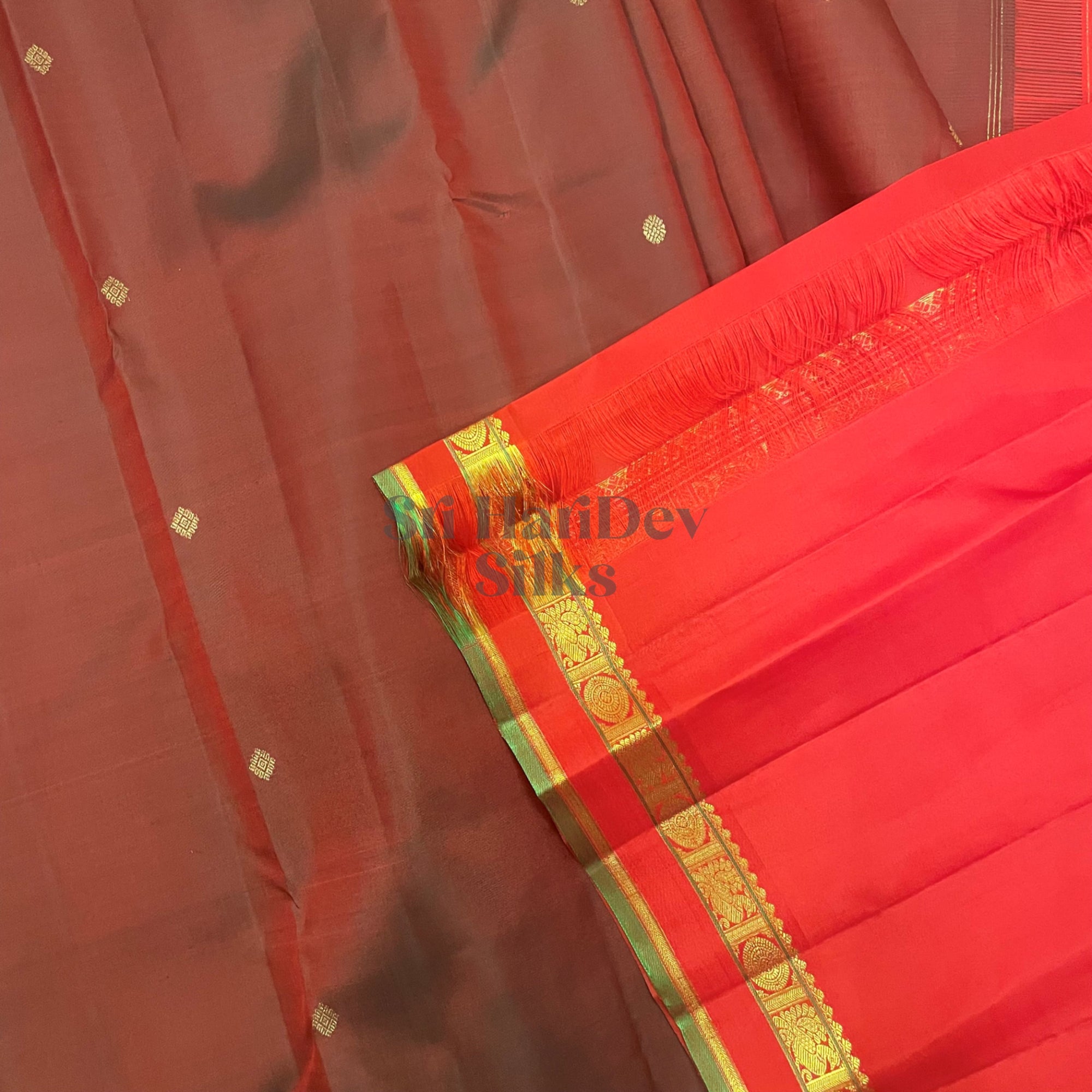 SHS6051 Kanchipuram Pure Handloom Silk Sari