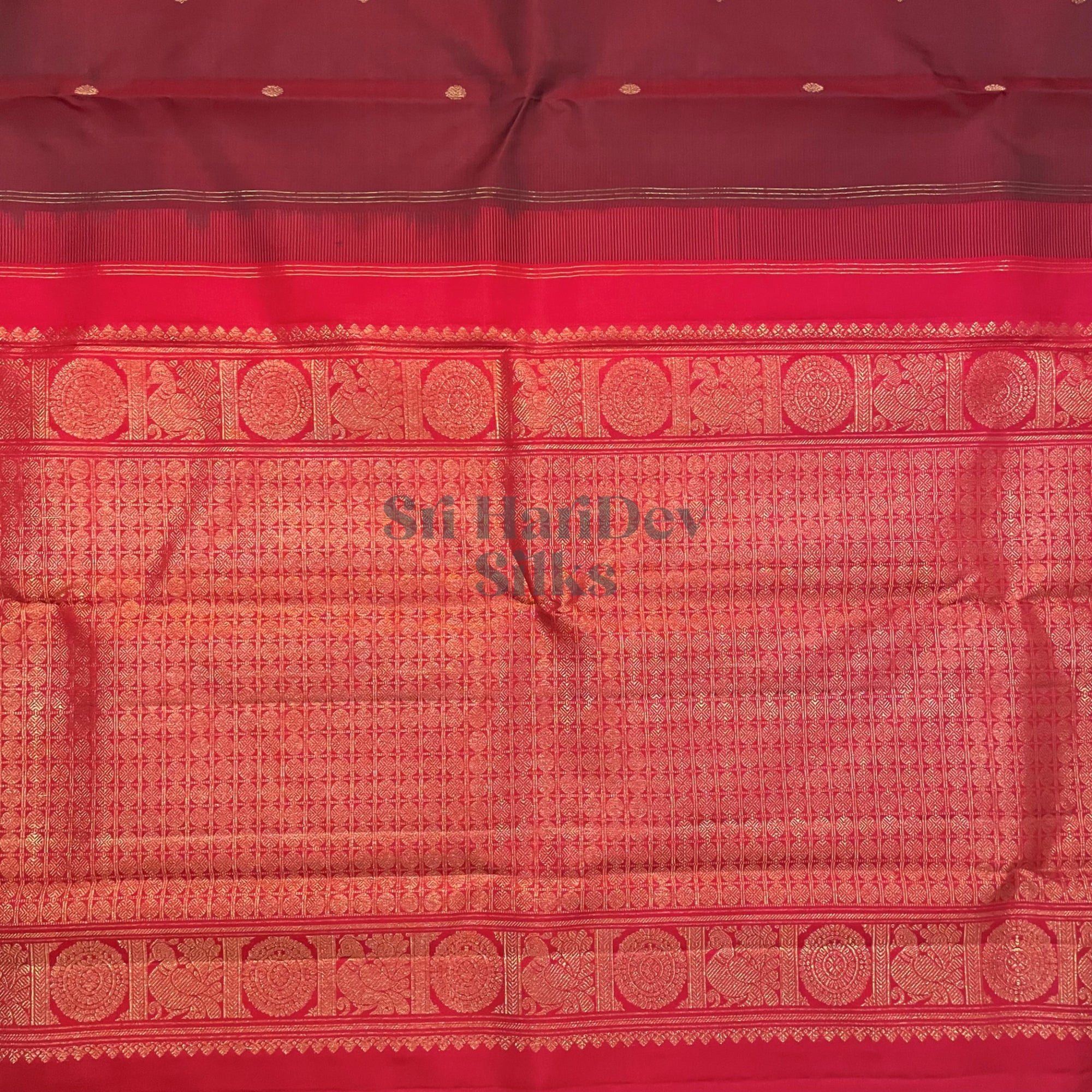 SHS6051 Kanchipuram Pure Handloom Silk Sari