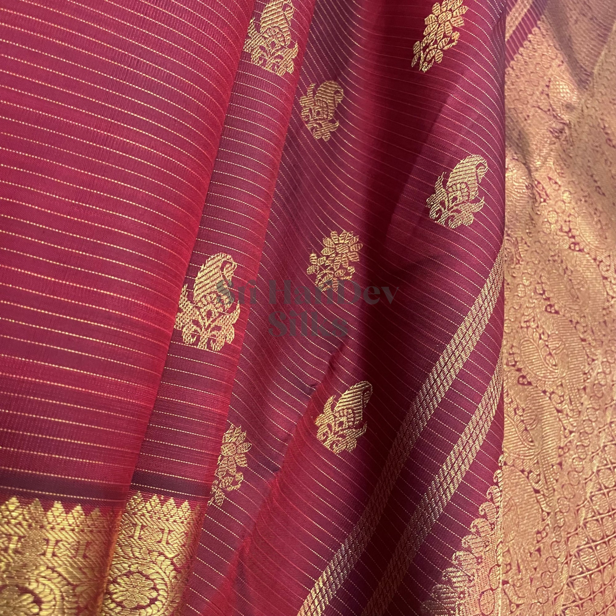 SHS5947 Kanchipuram Pure Handloom Silk Sari