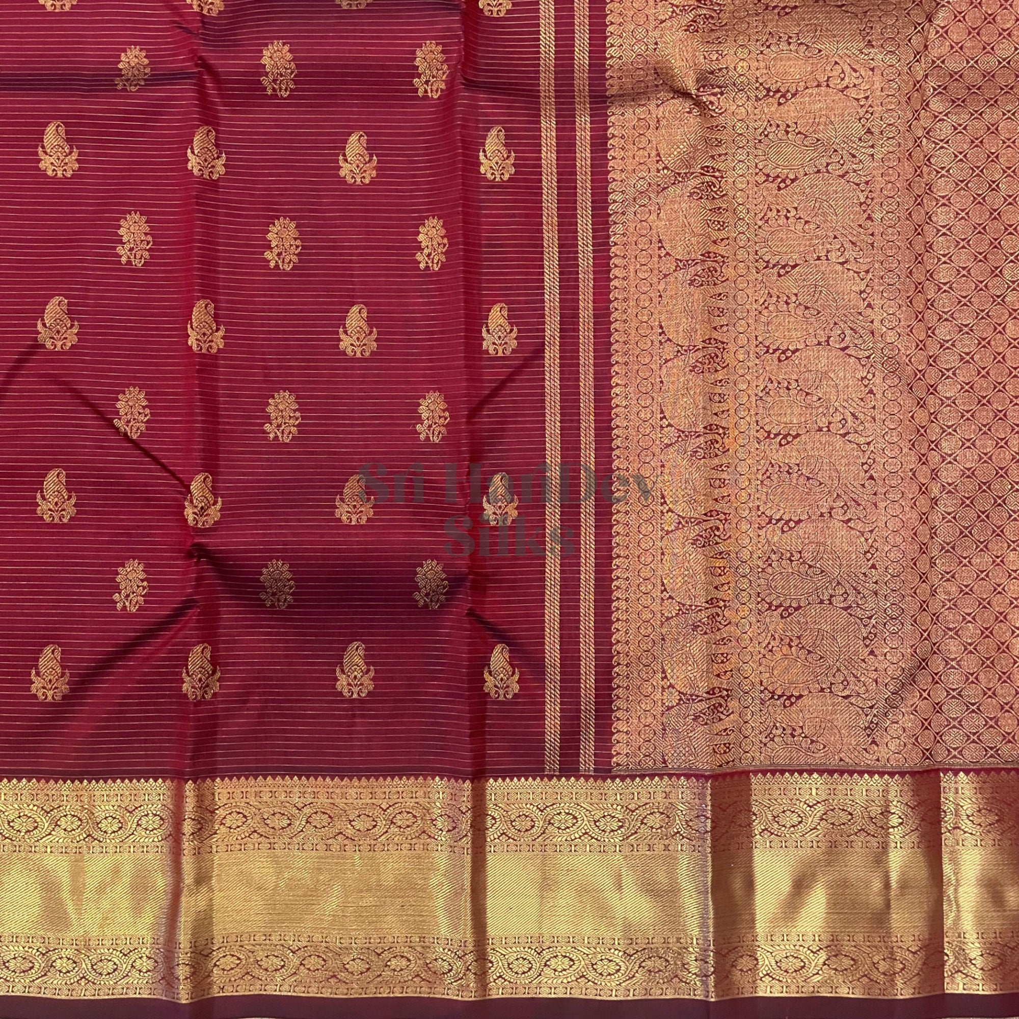 SHS5947 Kanchipuram Pure Handloom Silk Sari