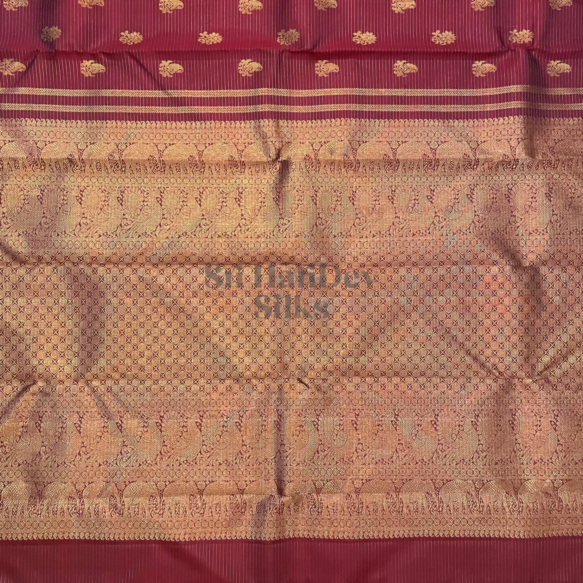 SHS5947 Kanchipuram Pure Handloom Silk Sari