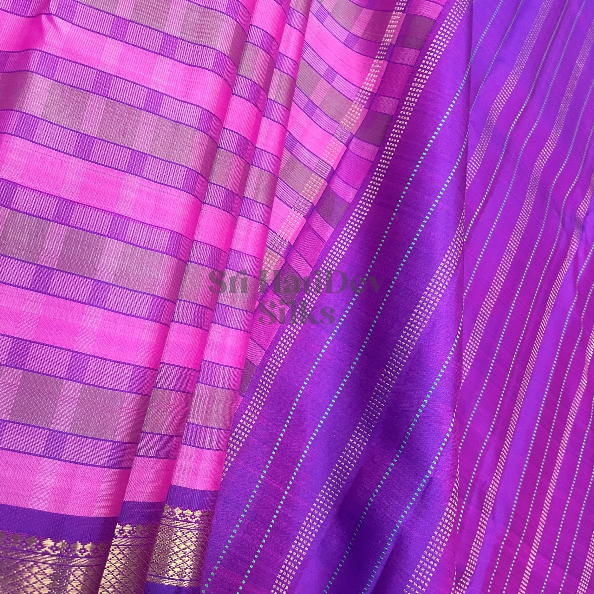 SHS6029 Kanchipuram Pure Handloom Silk Sari