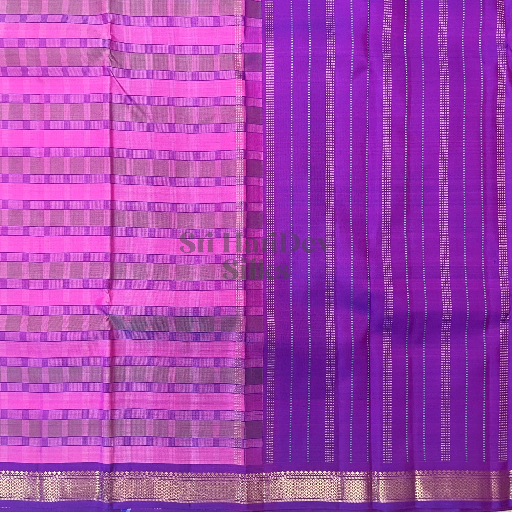 SHS6029 Kanchipuram Pure Handloom Silk Sari