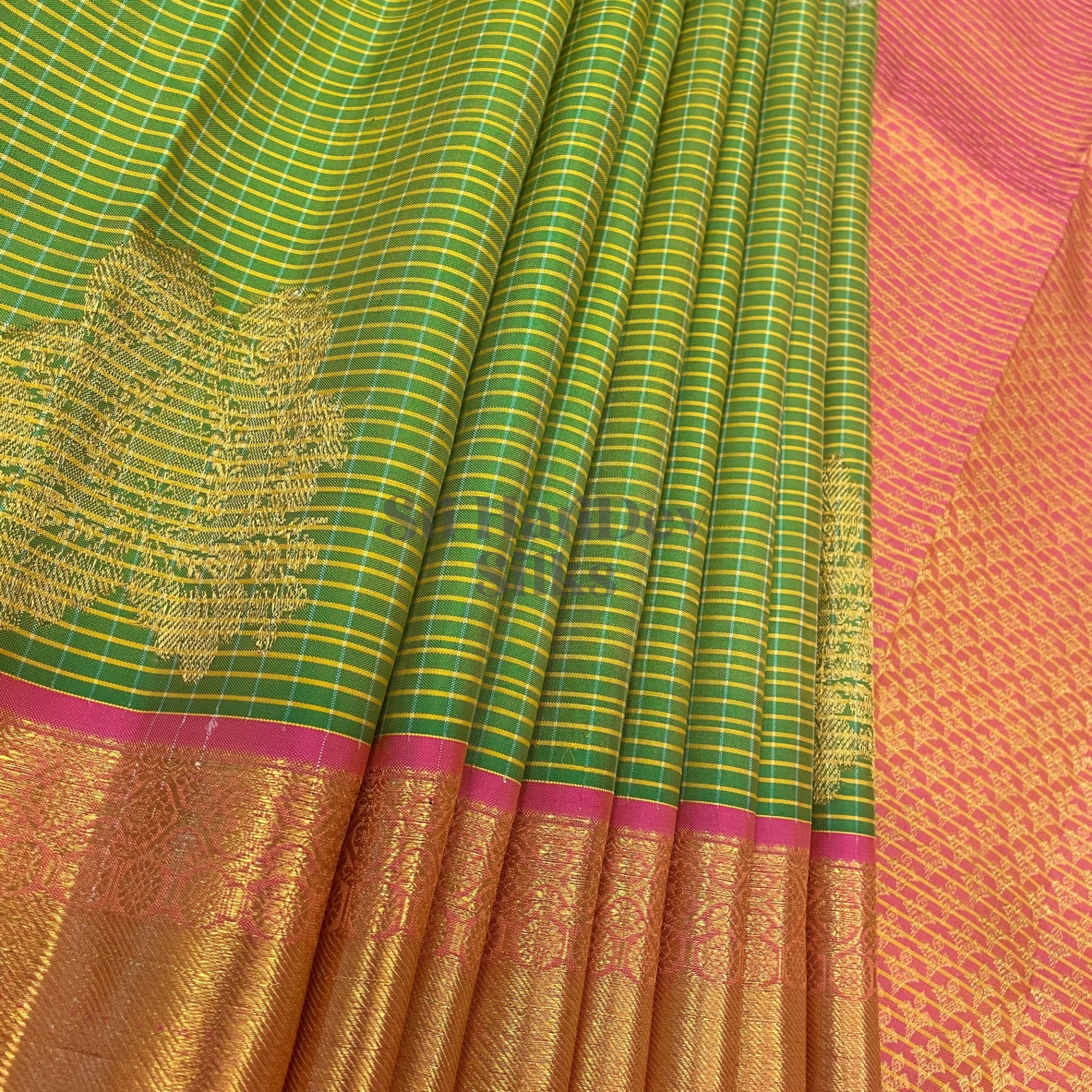 SHS5487 Kanchipuram Pure Handloom Silk Sari