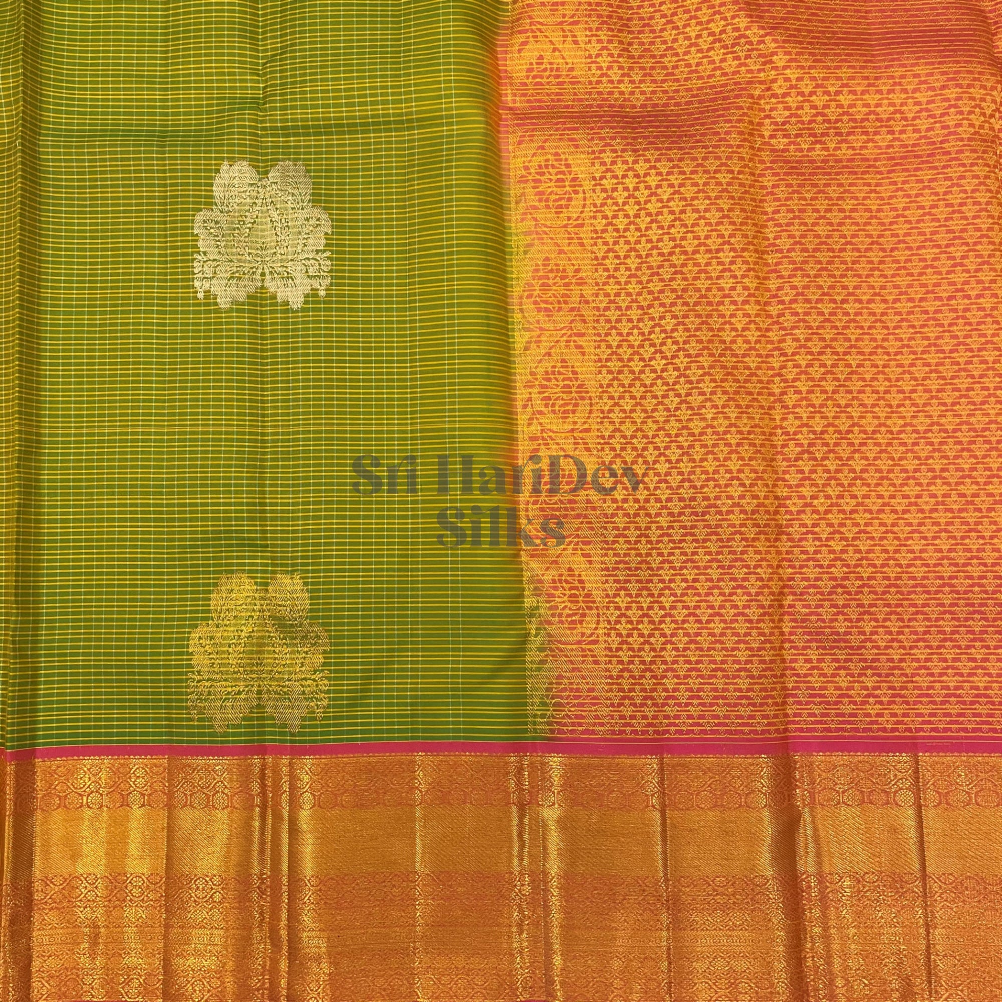 SHS5487 Kanchipuram Pure Handloom Silk Sari