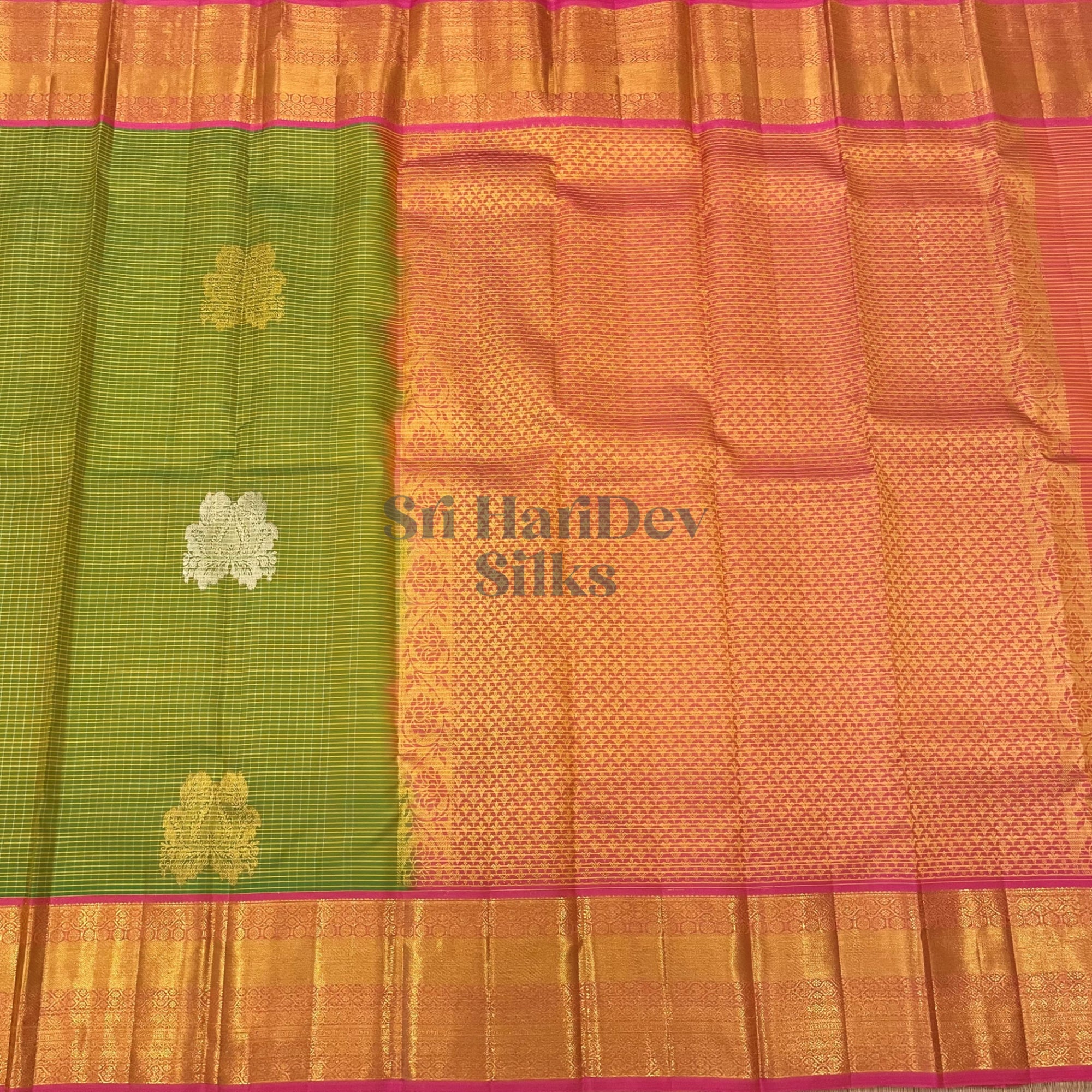 SHS5487 Kanchipuram Pure Handloom Silk Sari