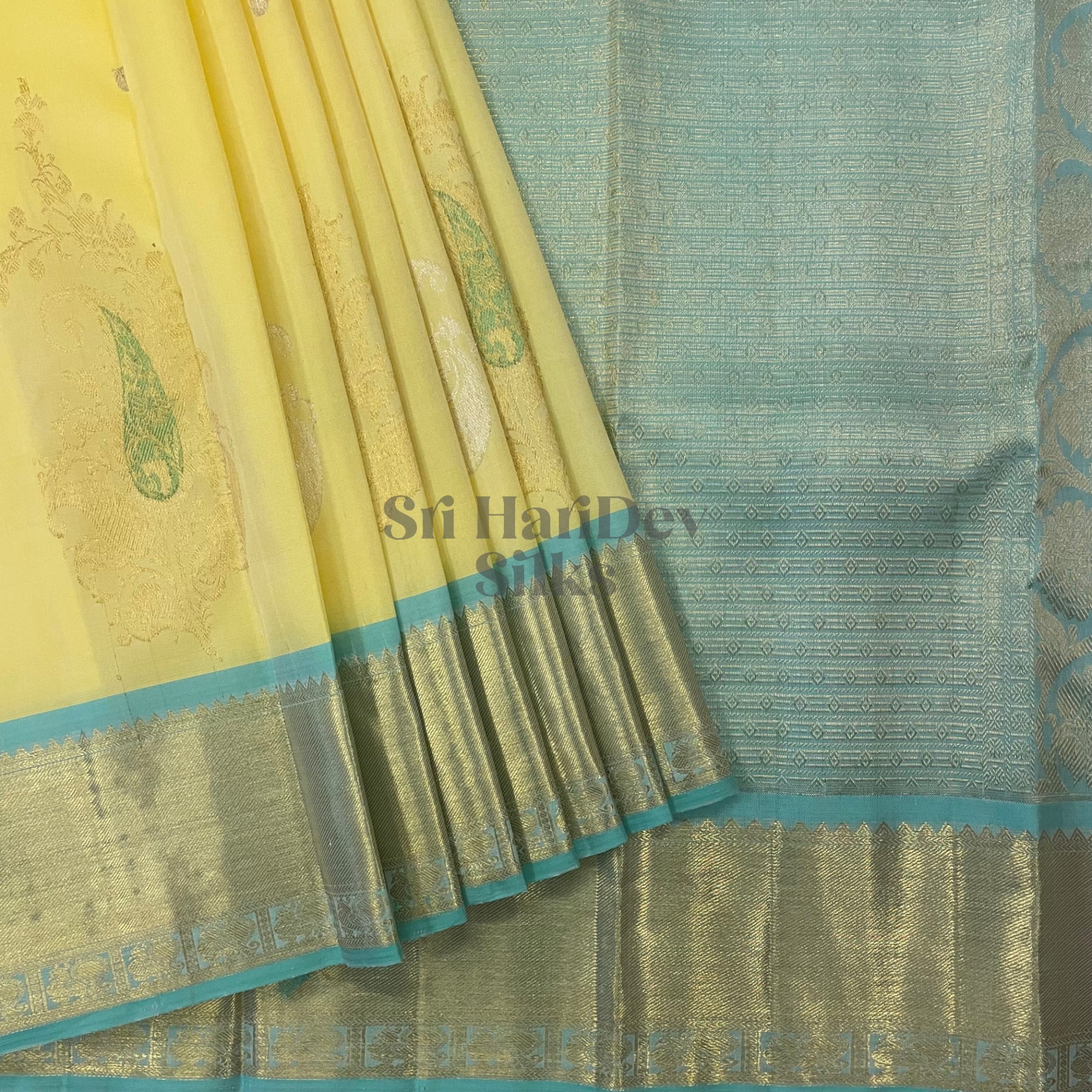 SHS5481 Kanchipuram Pure Handloom Silk Sari