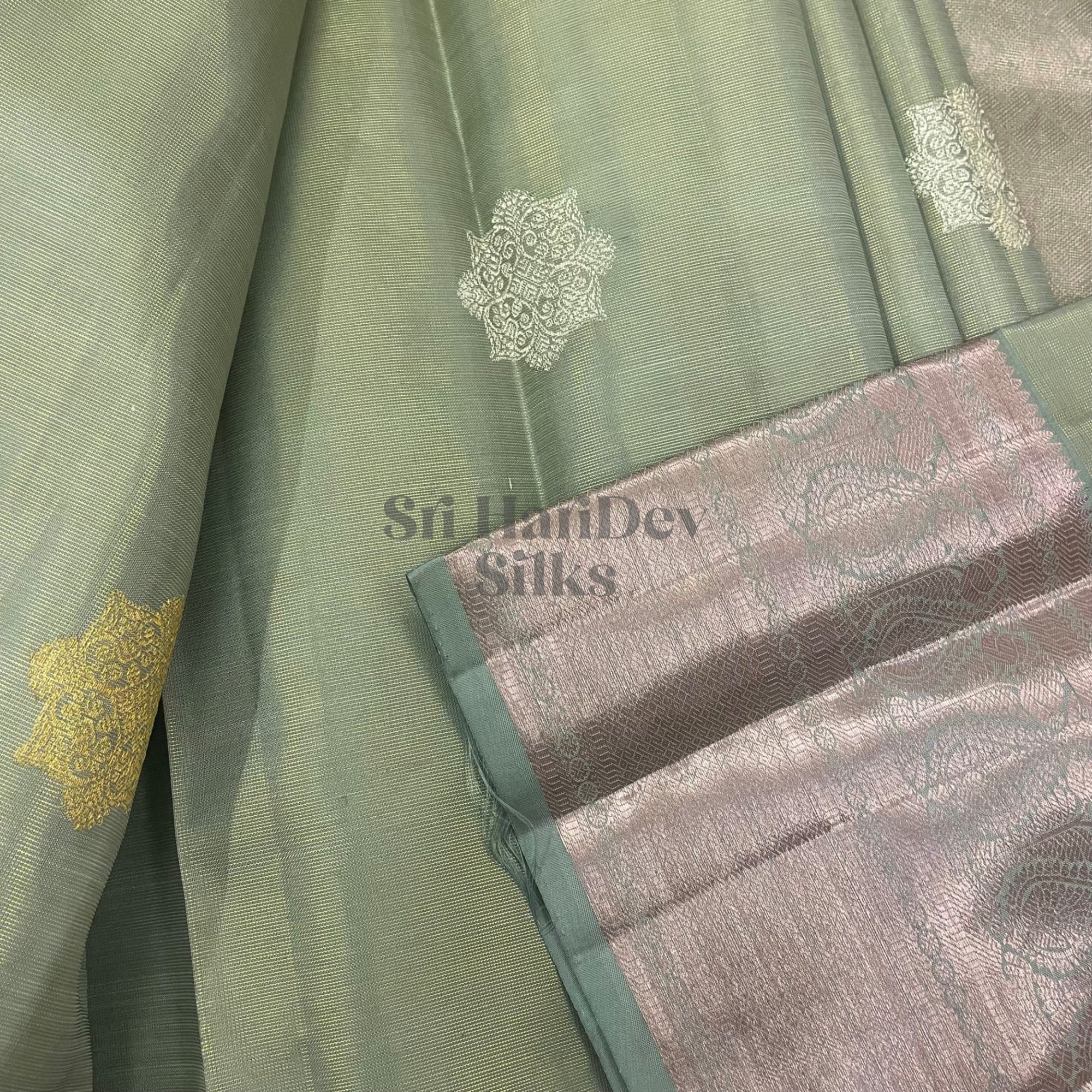 SHS5485 Kanchipuram Pure Handloom Silk Sari