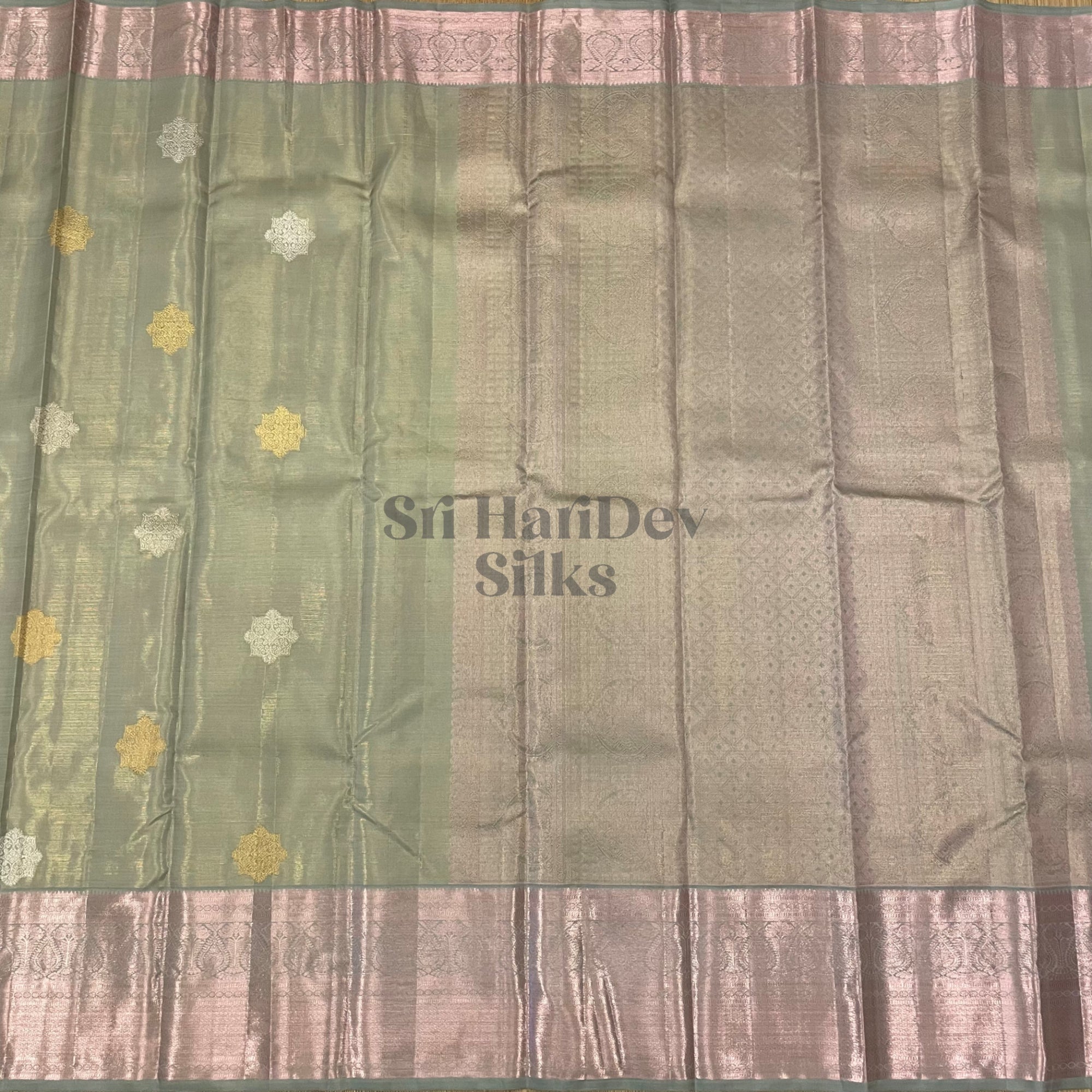 SHS5485 Kanchipuram Pure Handloom Silk Sari