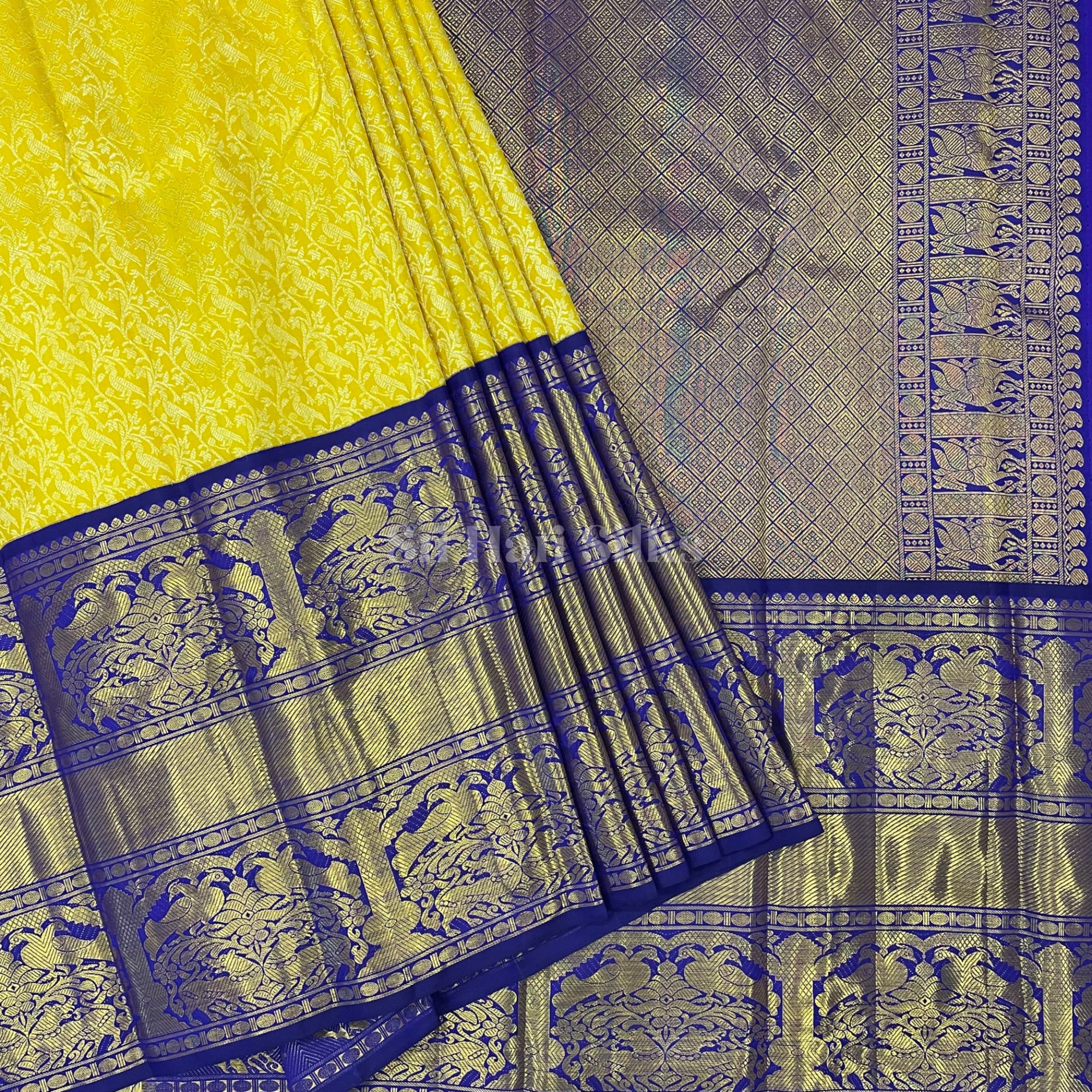 SHS3752 Kanchipuram pure handloom Silk Sari