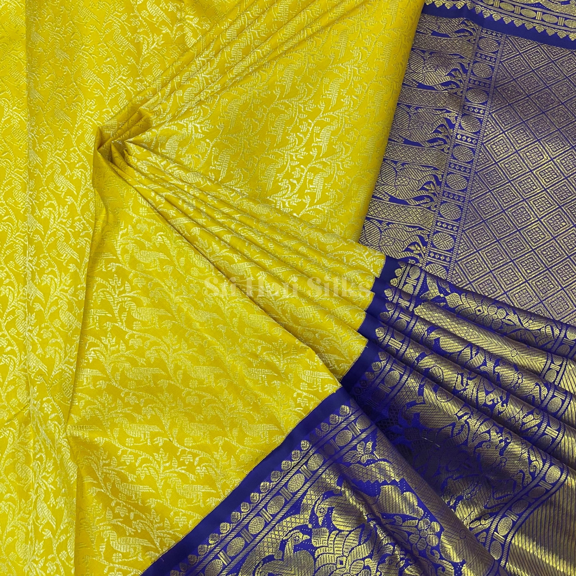 SHS3752 Kanchipuram pure handloom Silk Sari