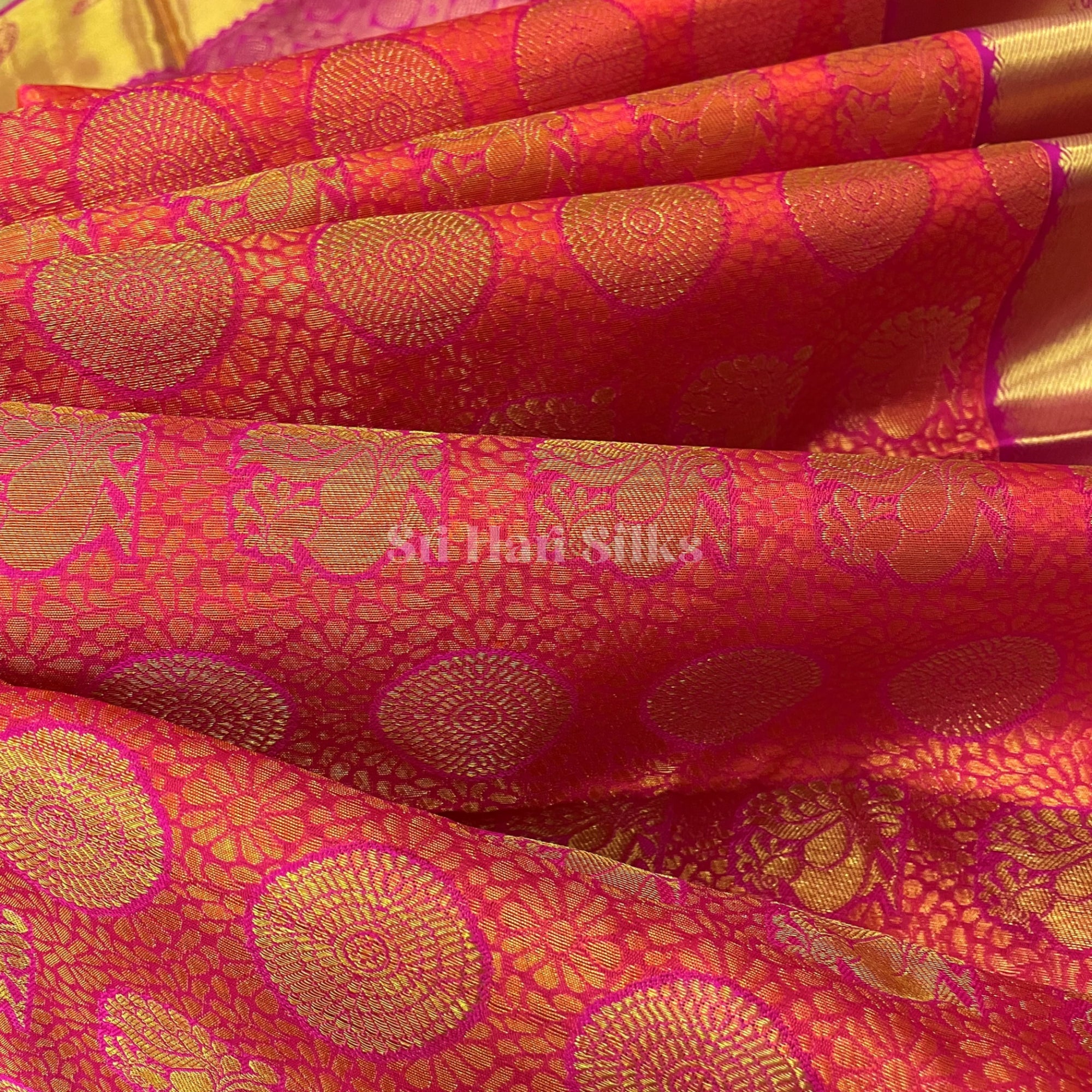 SHS3776 Kanchipuram pure handloom Silk Sari