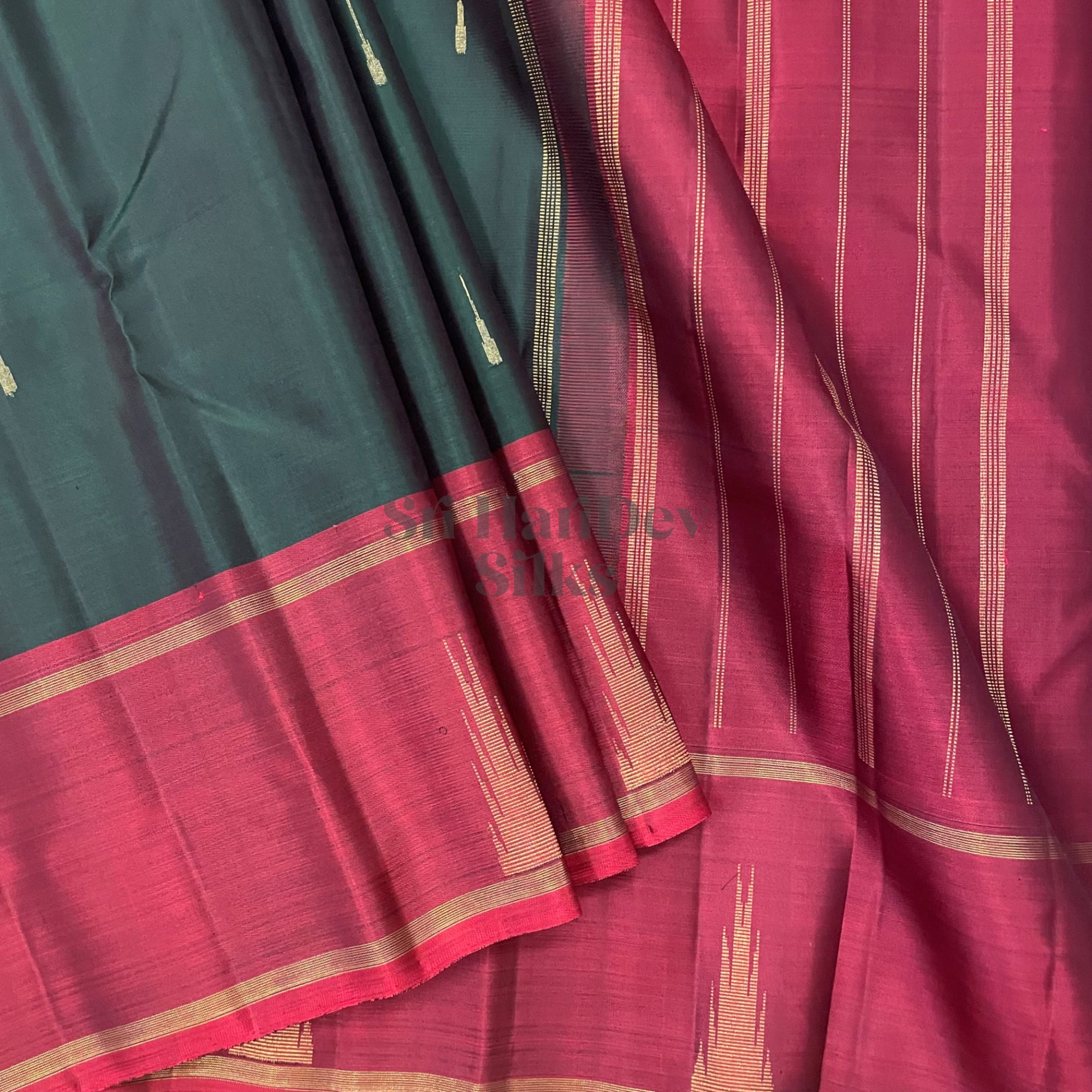 SHSSUG001 Kanchipuram Pure Handloom Silk Sari