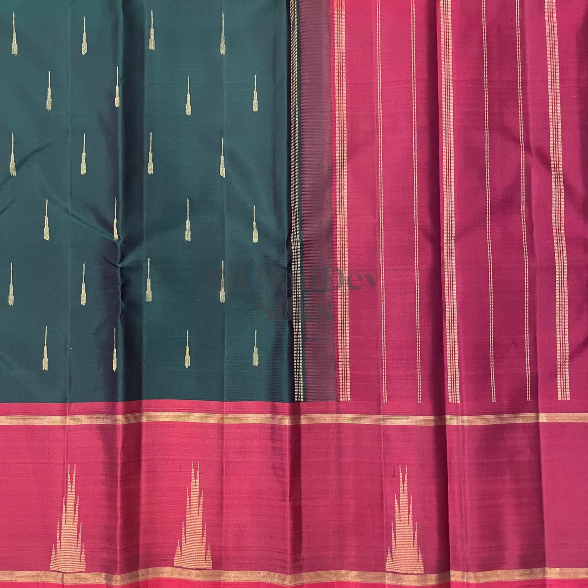 SHSSUG001 Kanchipuram Pure Handloom Silk Sari