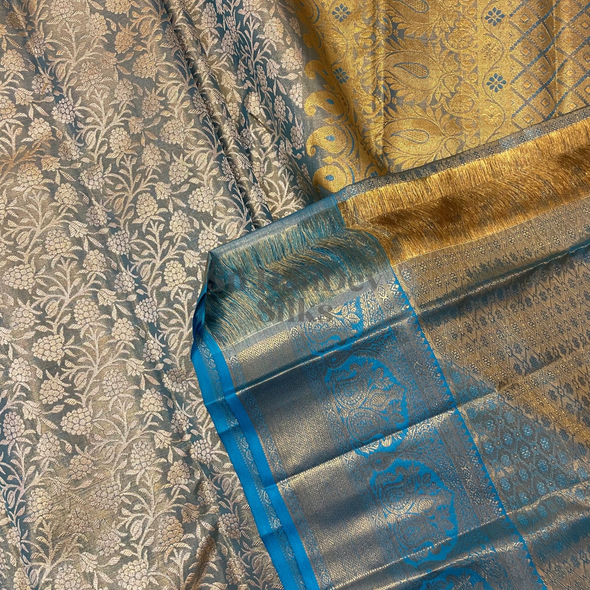 SHS6412 Kanchipuram pure handloom Silk Sari