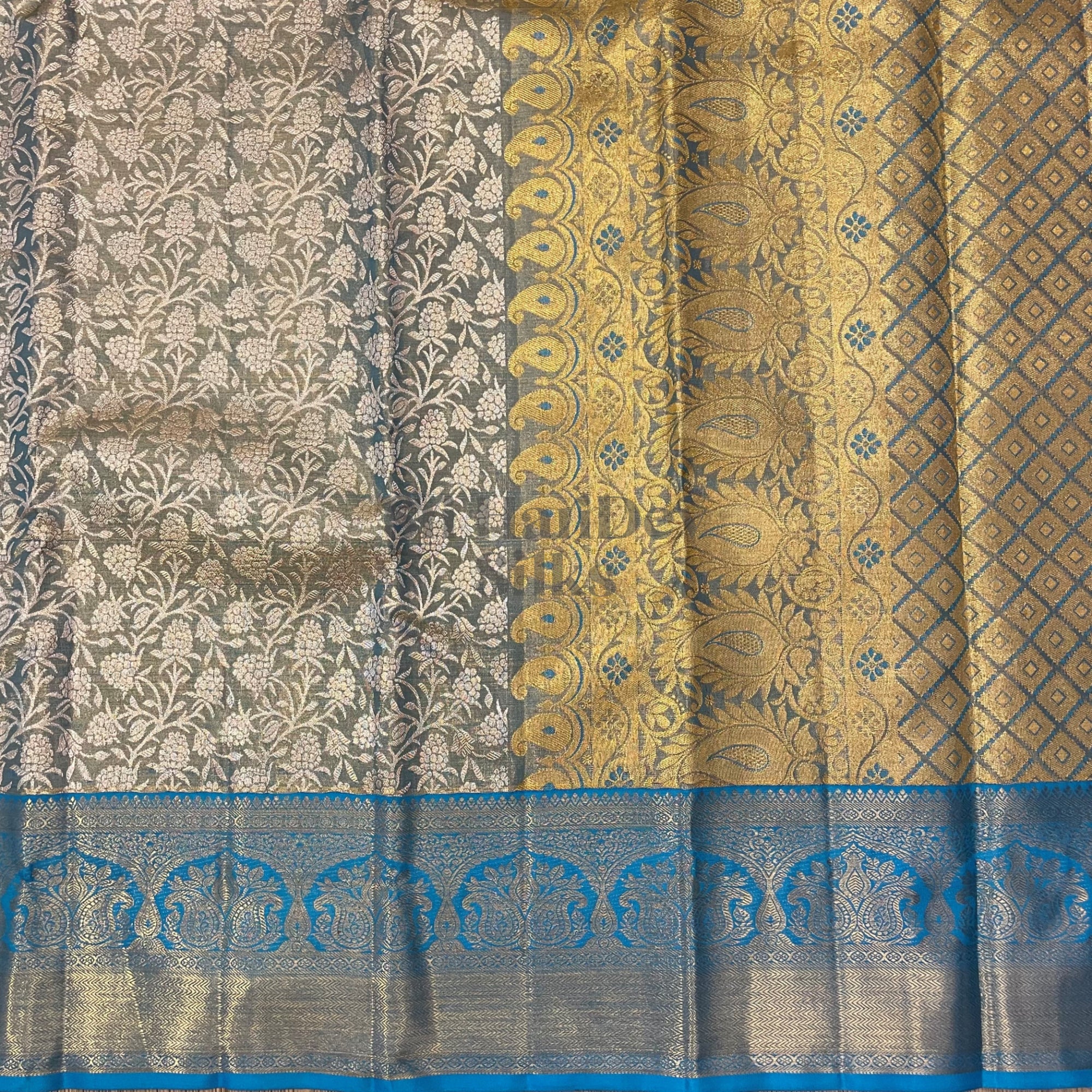 SHS6412 Kanchipuram pure handloom Silk Sari