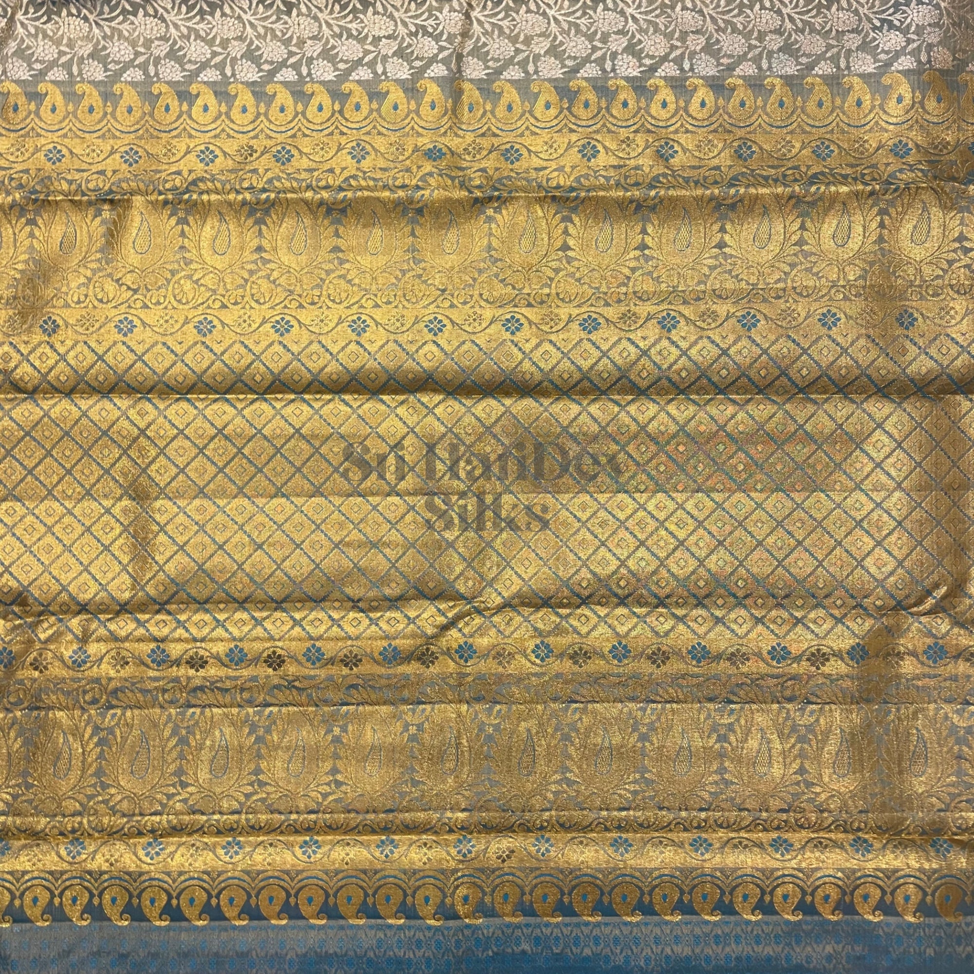 SHS6412 Kanchipuram pure handloom Silk Sari