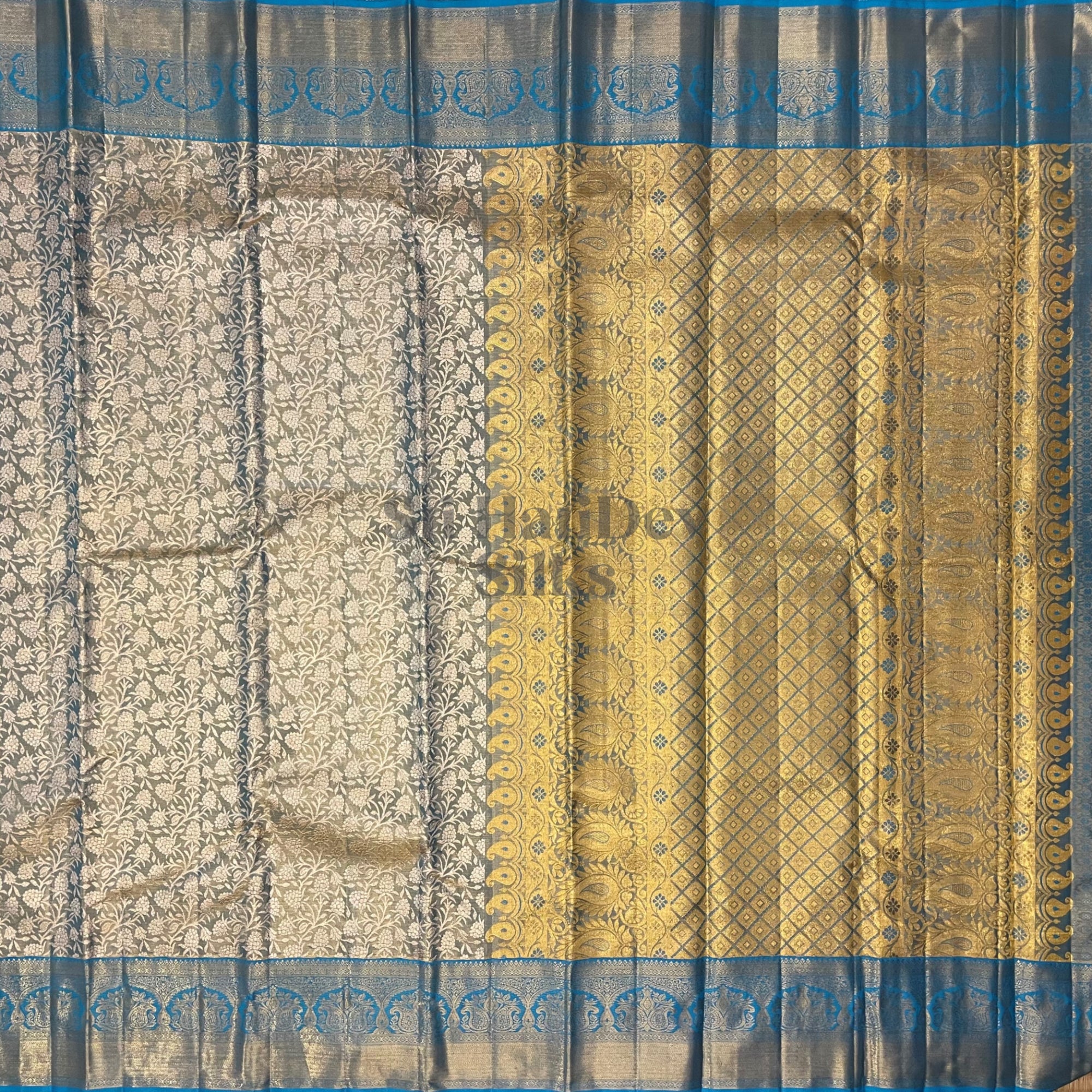 SHS6412 Kanchipuram pure handloom Silk Sari