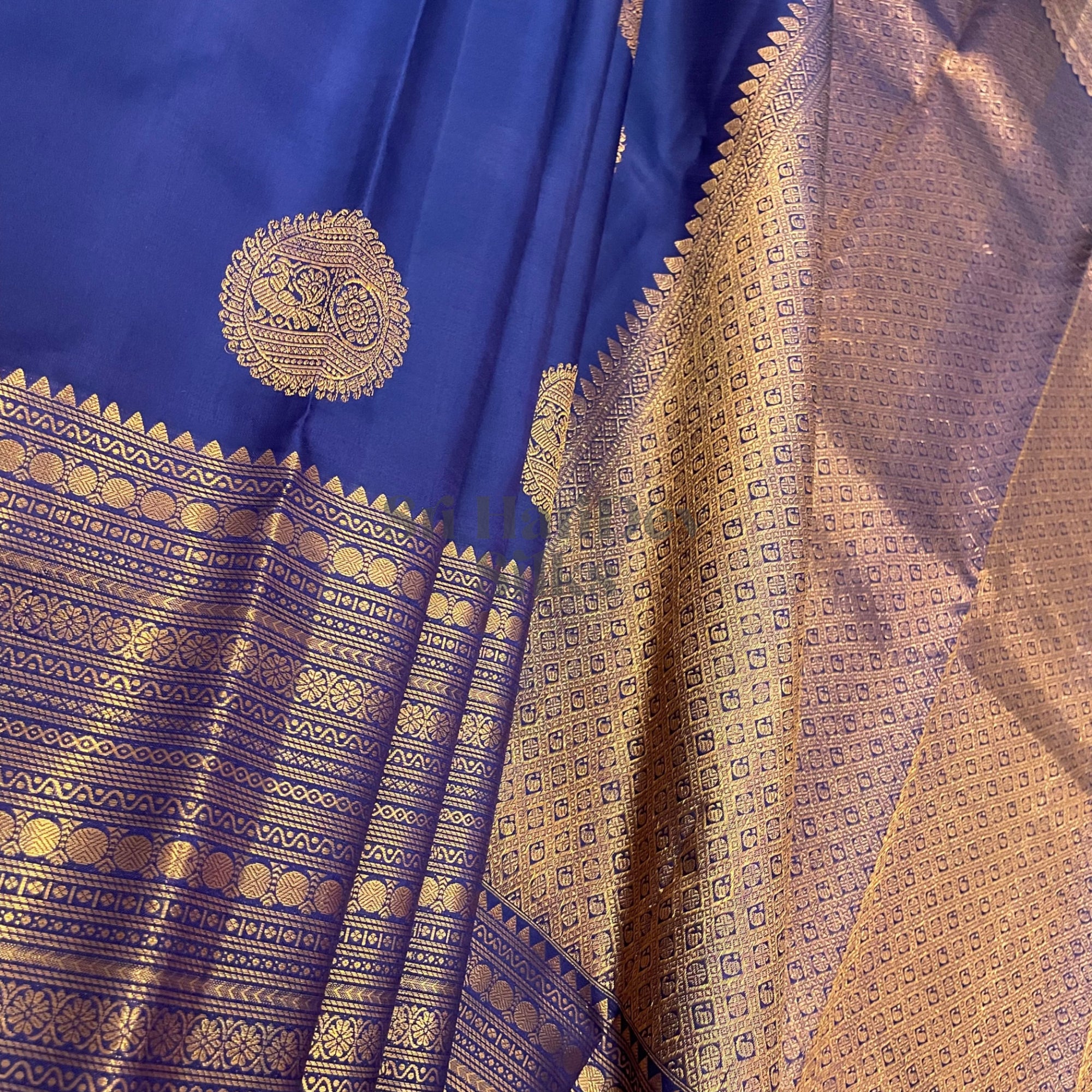 SHS6381 Kanchipuram pure handloom Silk Sari