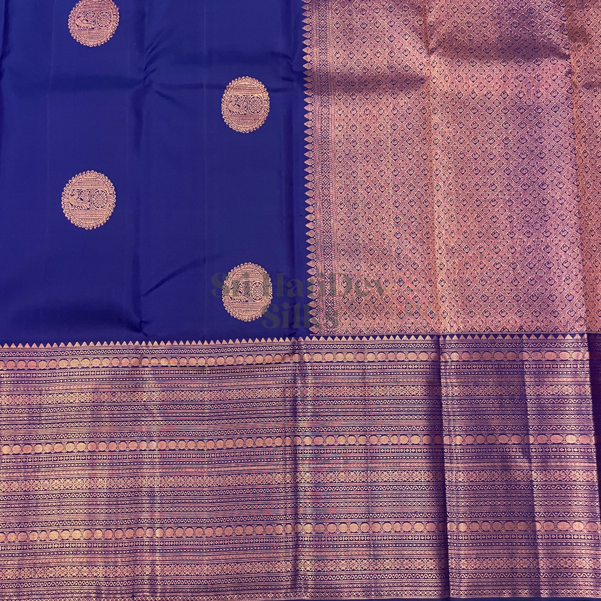 SHS6381 Kanchipuram pure handloom Silk Sari
