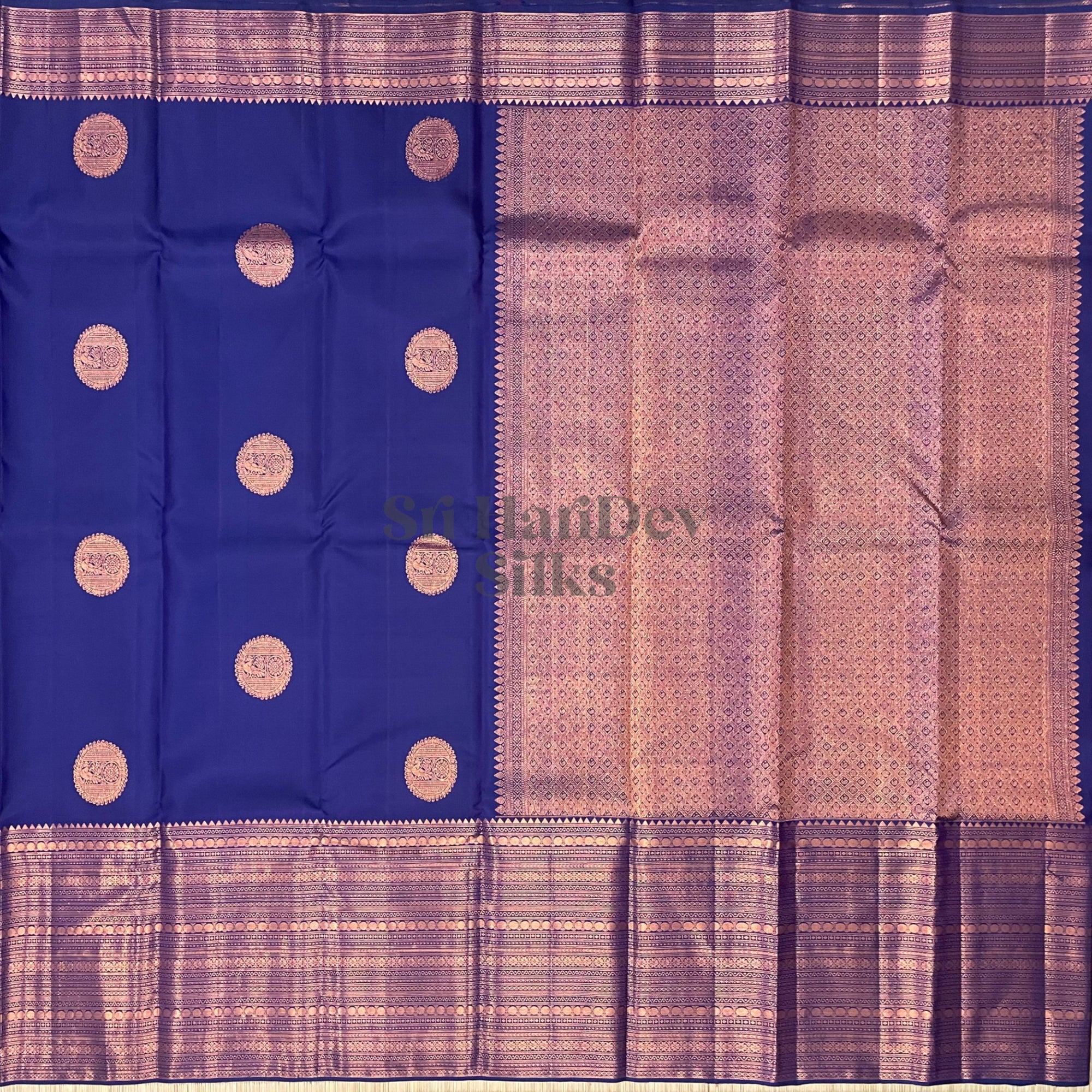 SHS6381 Kanchipuram pure handloom Silk Sari