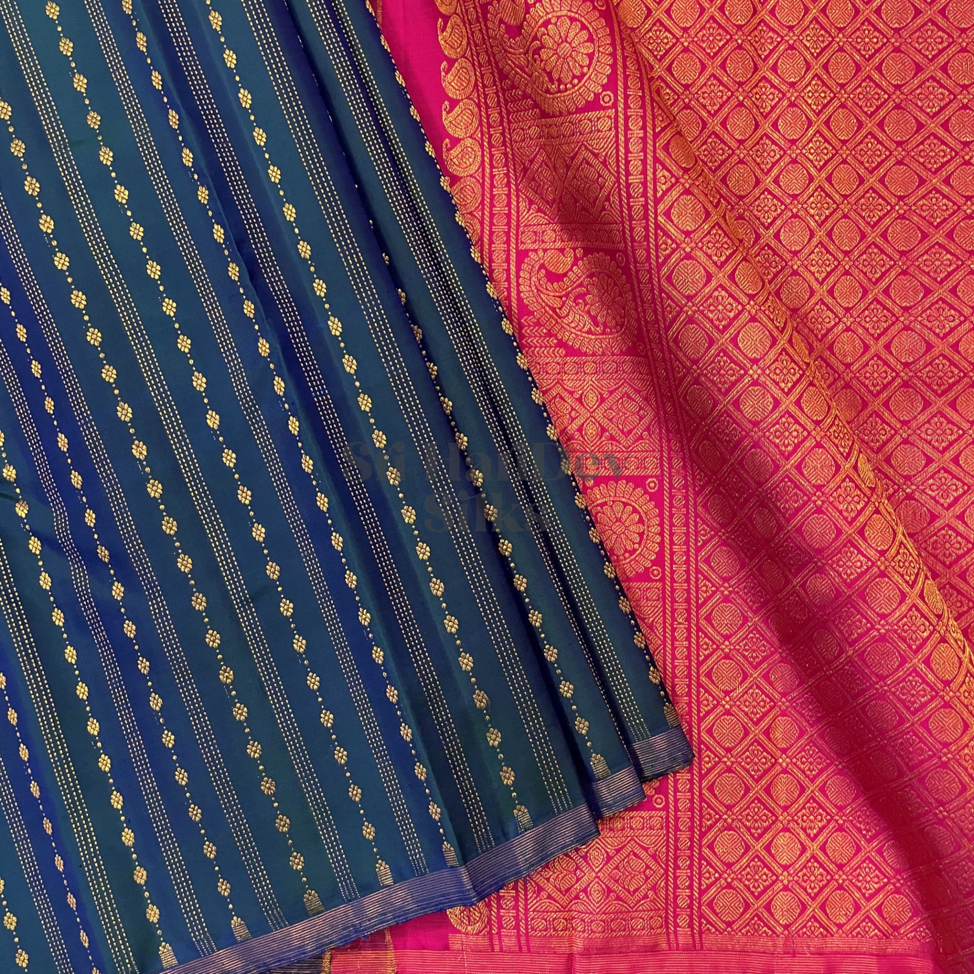 SHS6324 Kanchipuram Pure Handloom Silk Sari