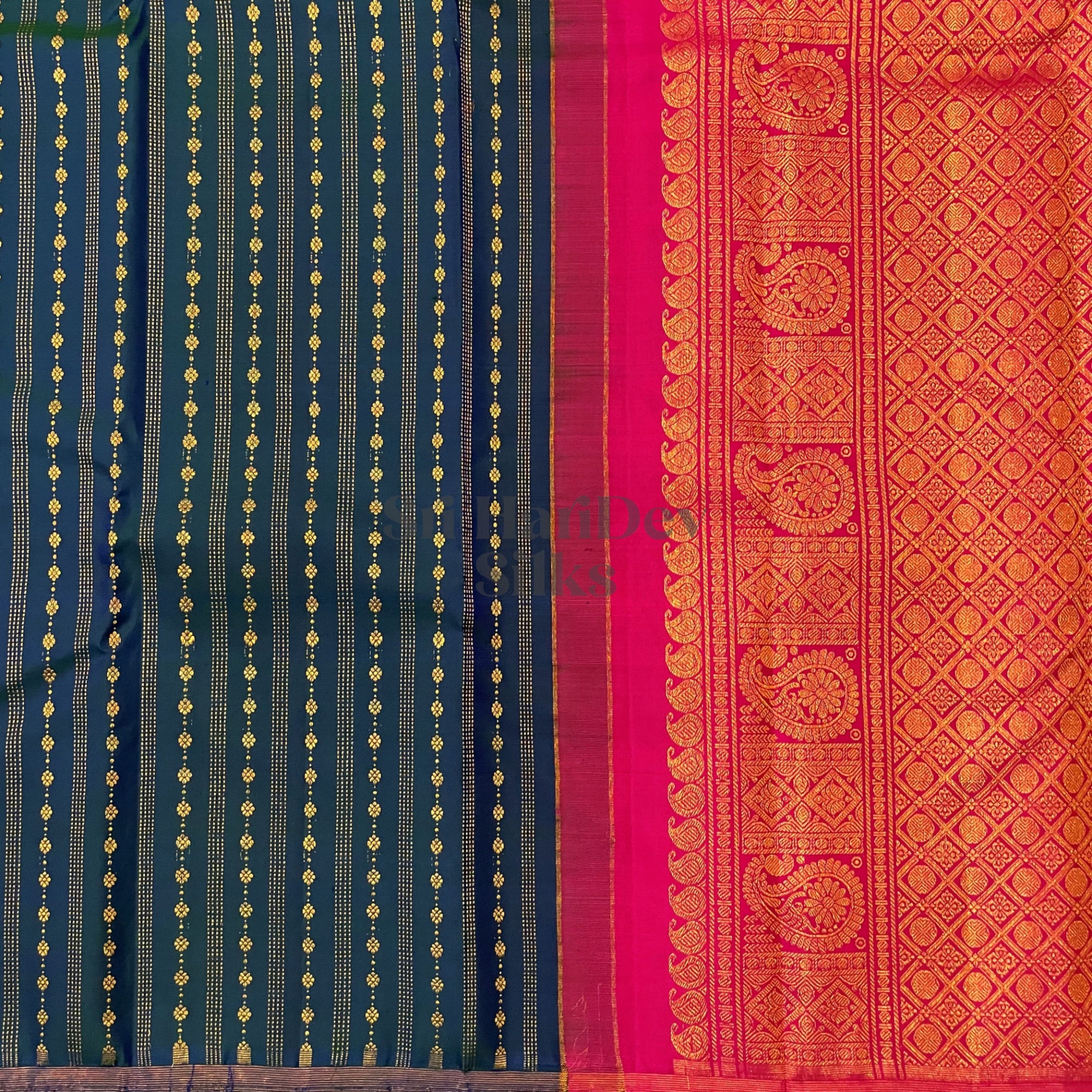 SHS6324 Kanchipuram Pure Handloom Silk Sari