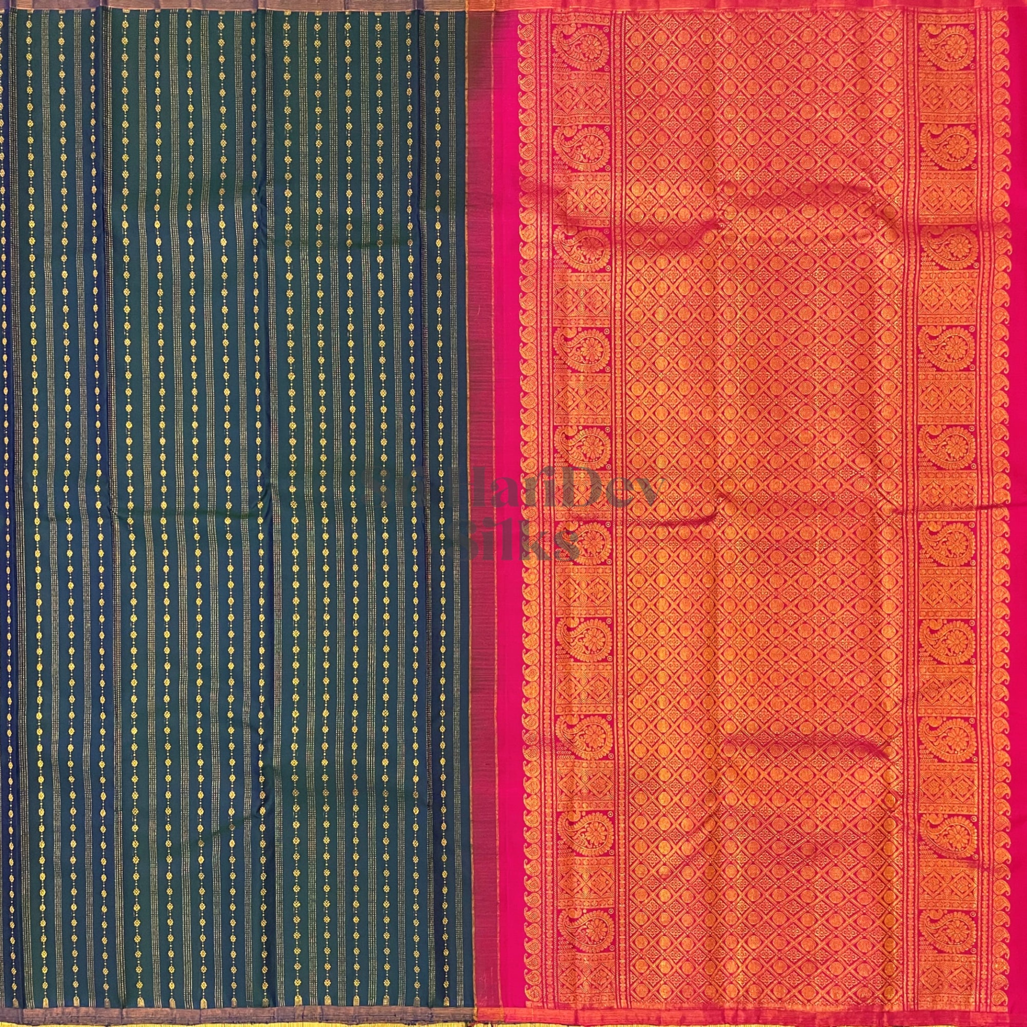 SHS6324 Kanchipuram Pure Handloom Silk Sari