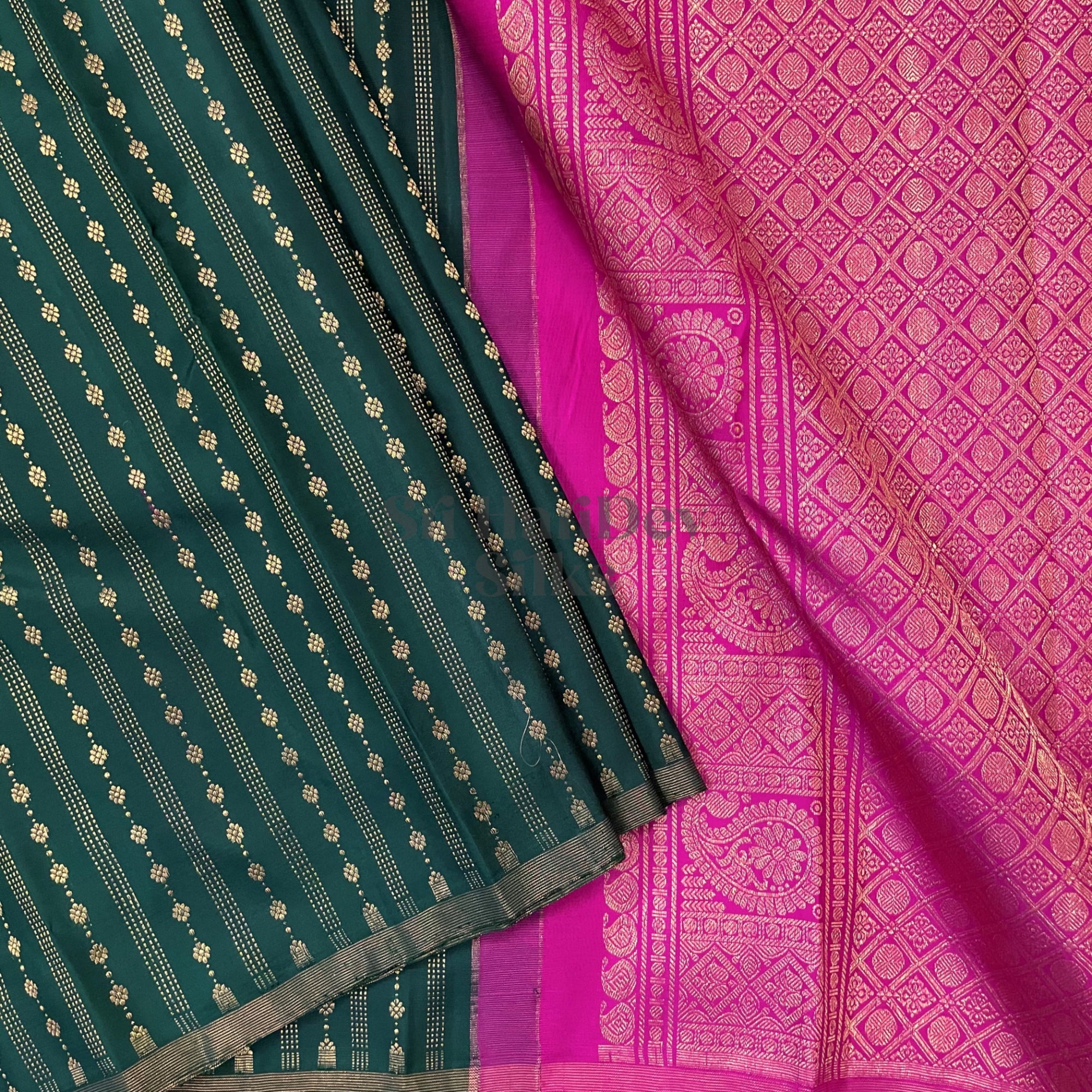 SHS6322 Kanchipuram Pure Handloom Silk Sari