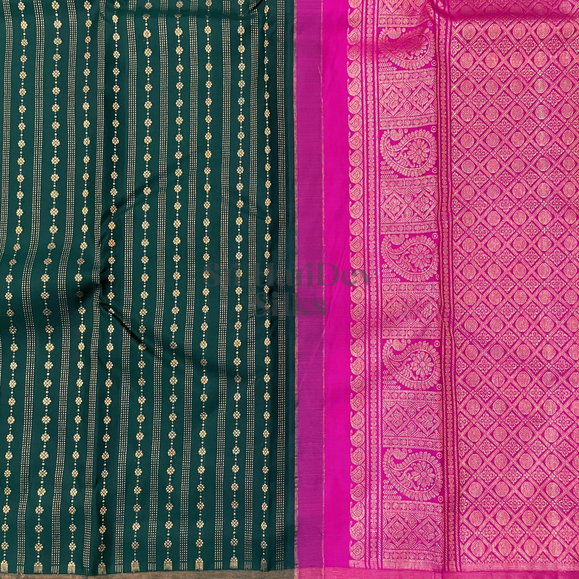 SHS6322 Kanchipuram Pure Handloom Silk Sari