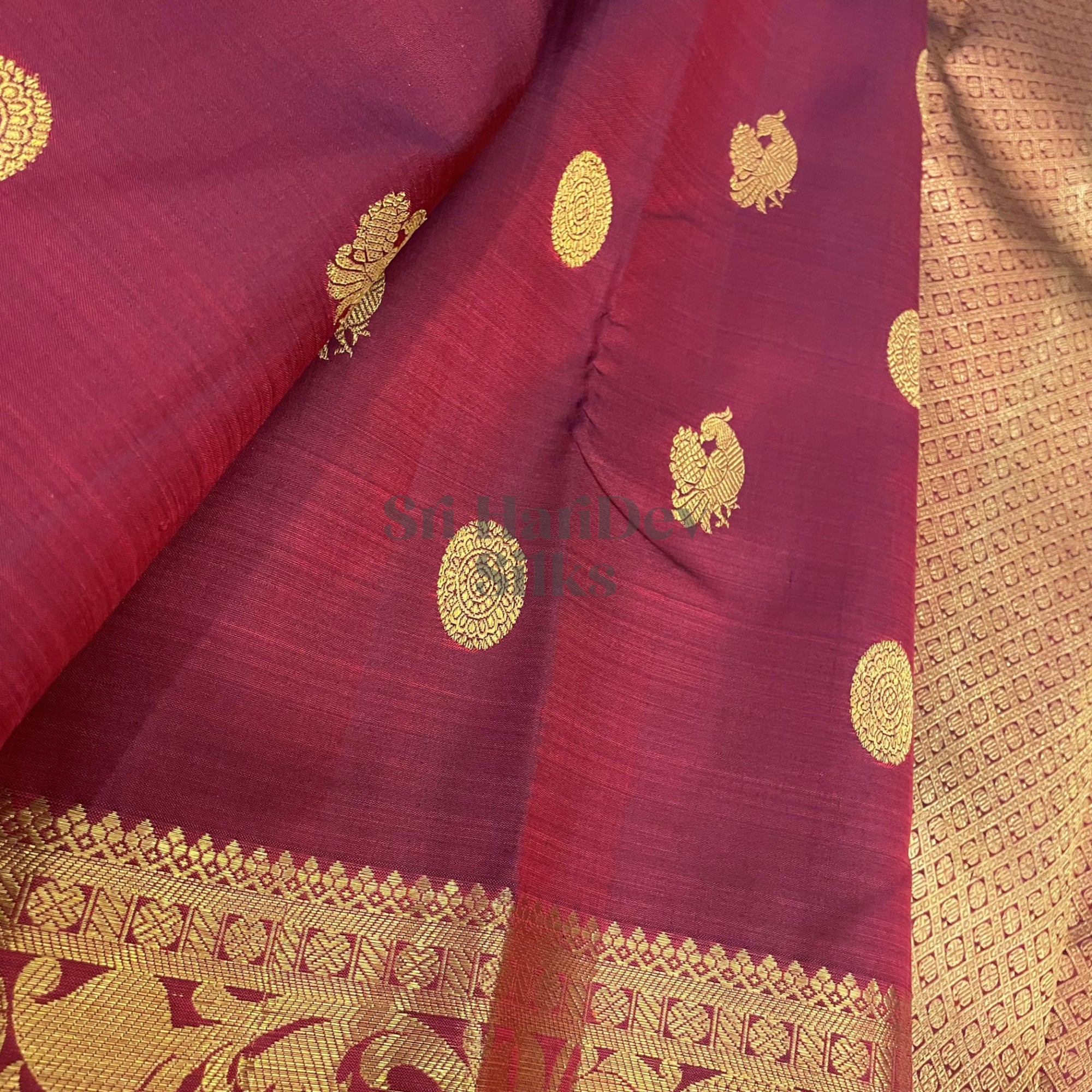 SHS5280 Kanchipuram Pure Handloom Silk Sari