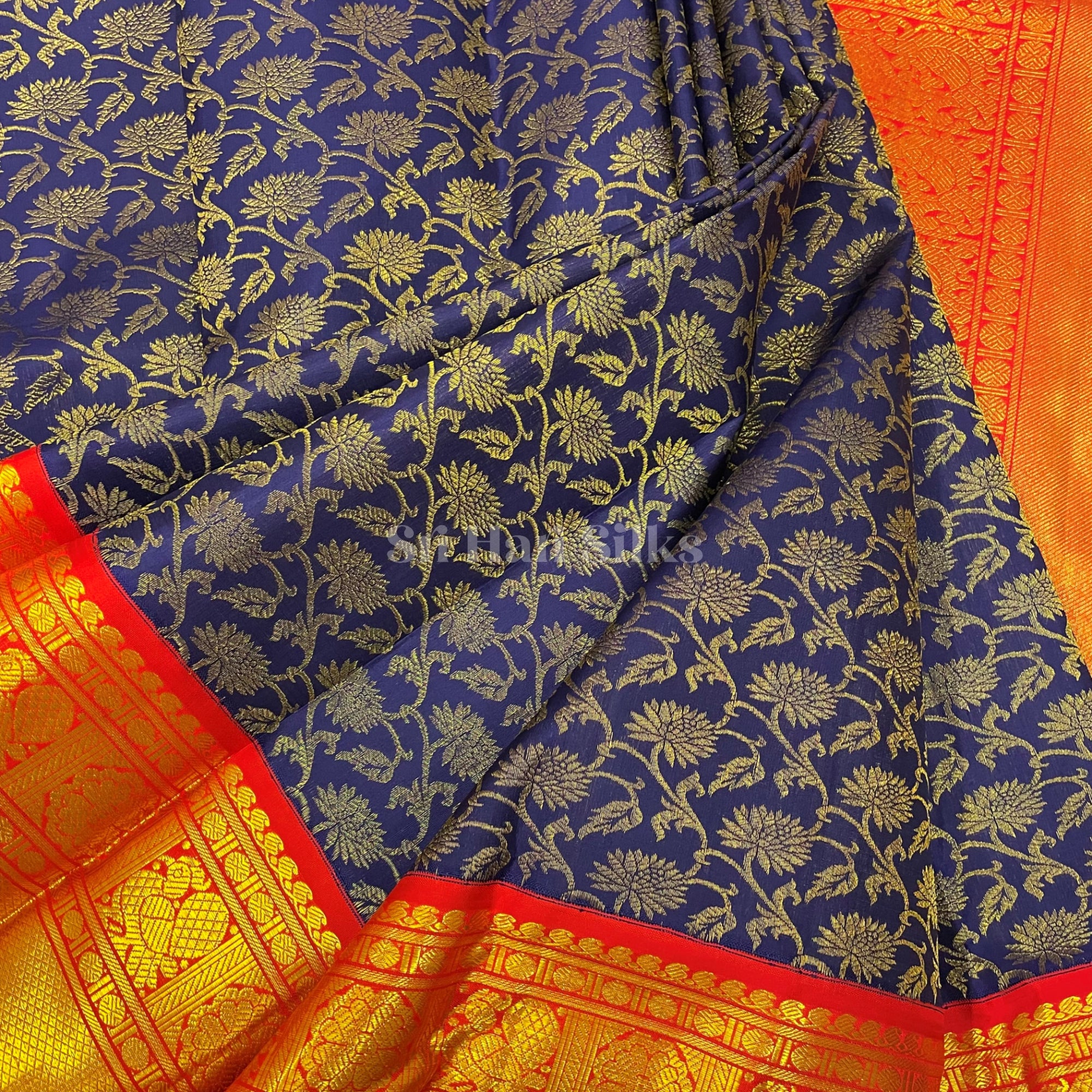 SHS3684 Kanchipuram wedding Silk Sari