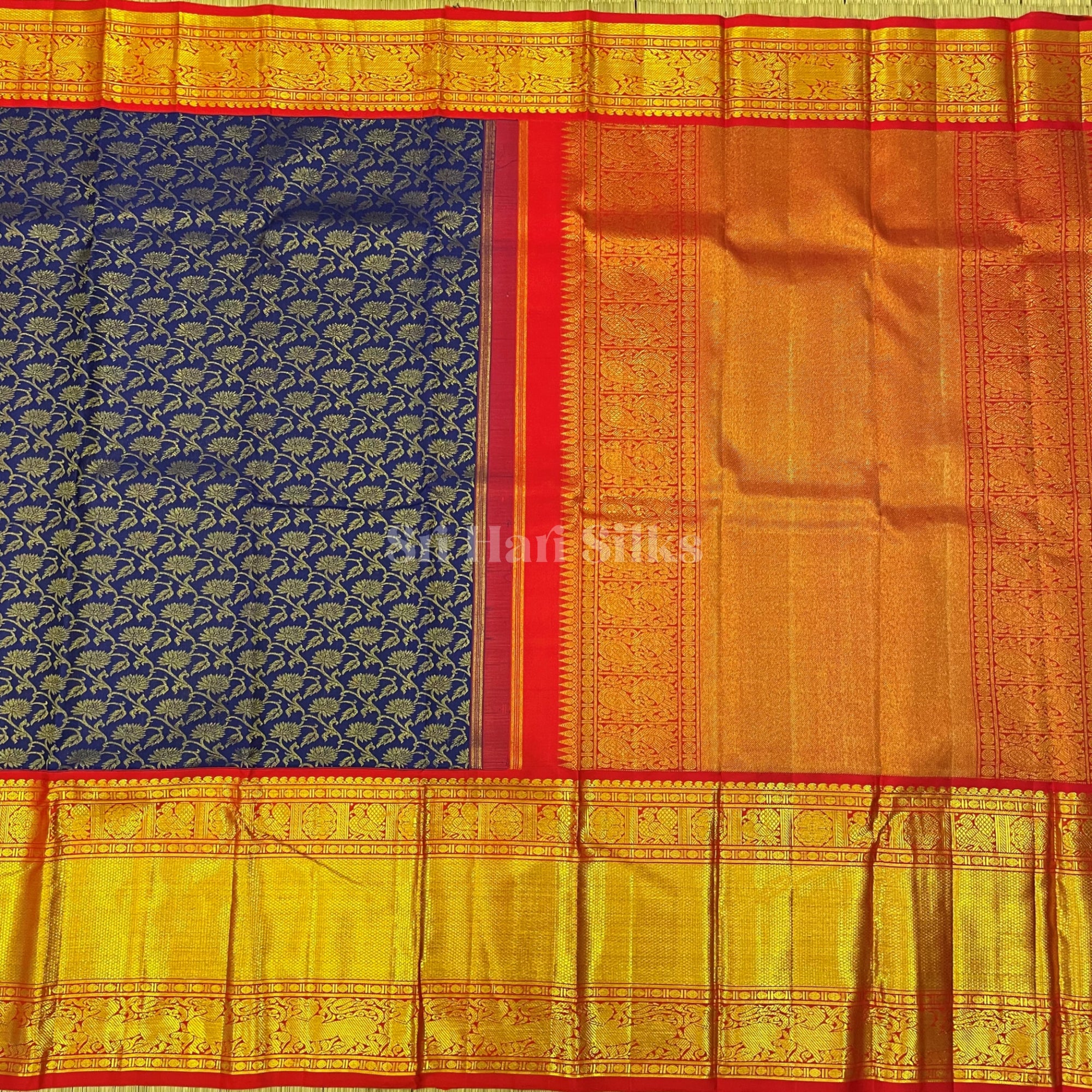 SHS3684 Kanchipuram wedding Silk Sari
