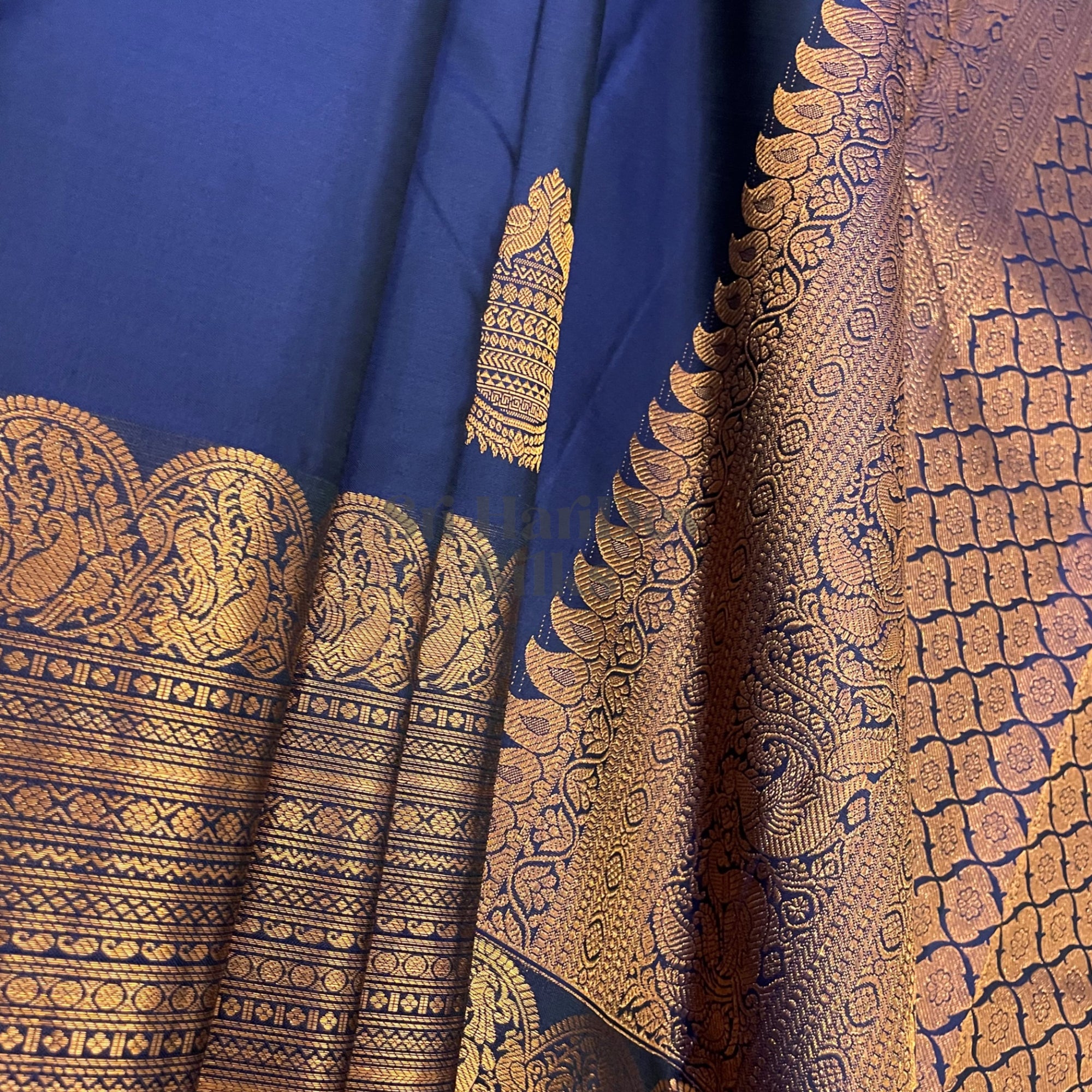 SHS6386 Kanchipuram pure handloom Silk Sari