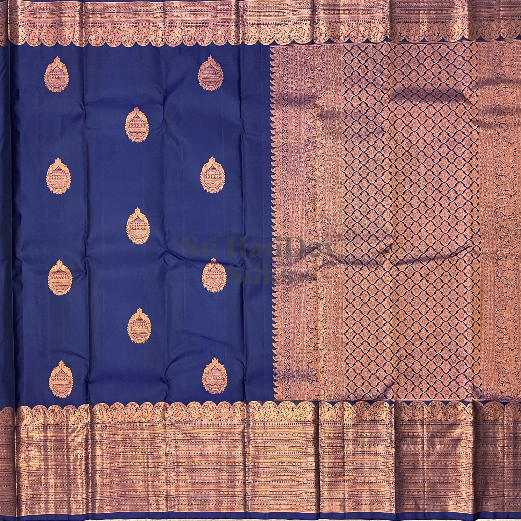 SHS6386 Kanchipuram pure handloom Silk Sari