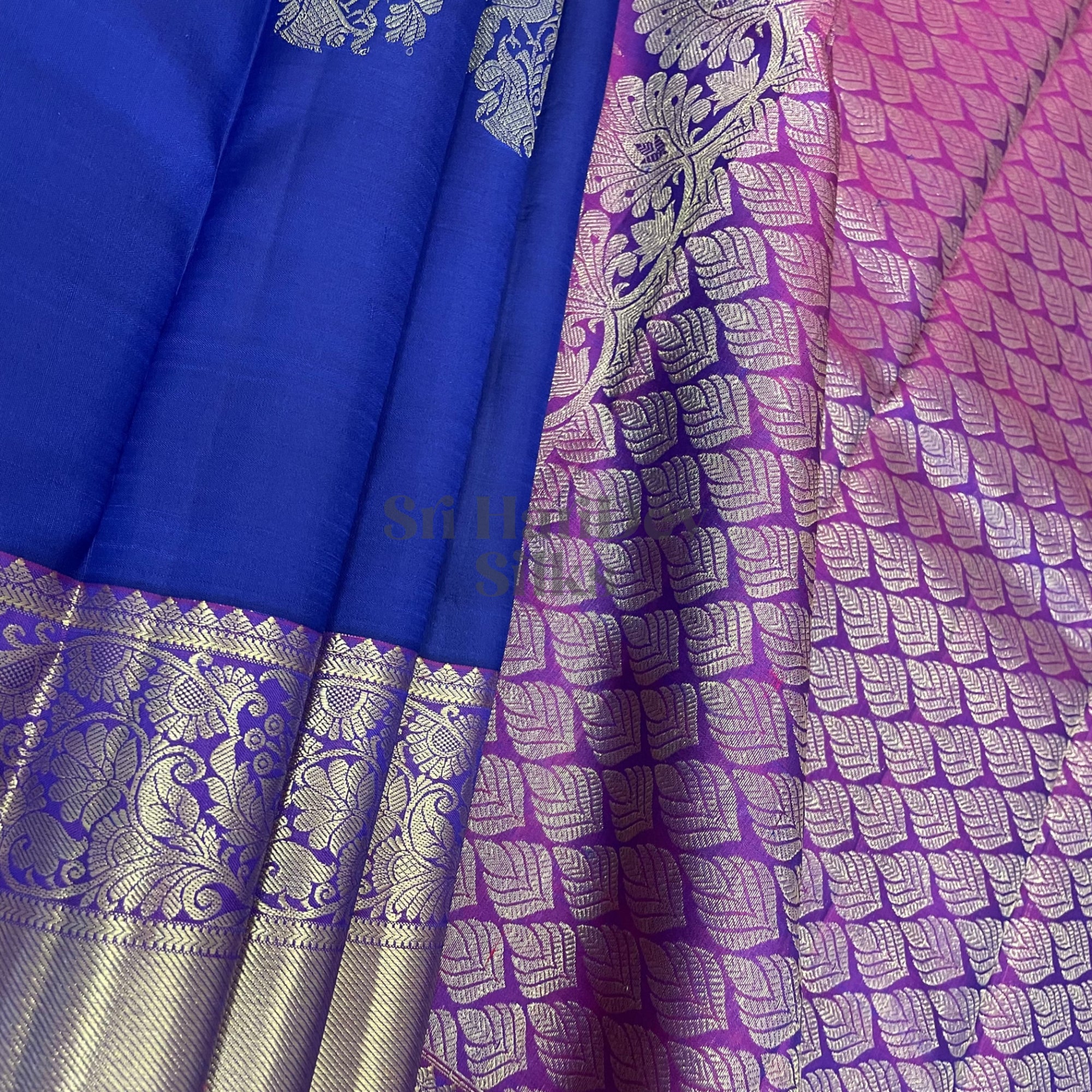 SHS6332 Kanchipuram Pure Handloom Silk Sari