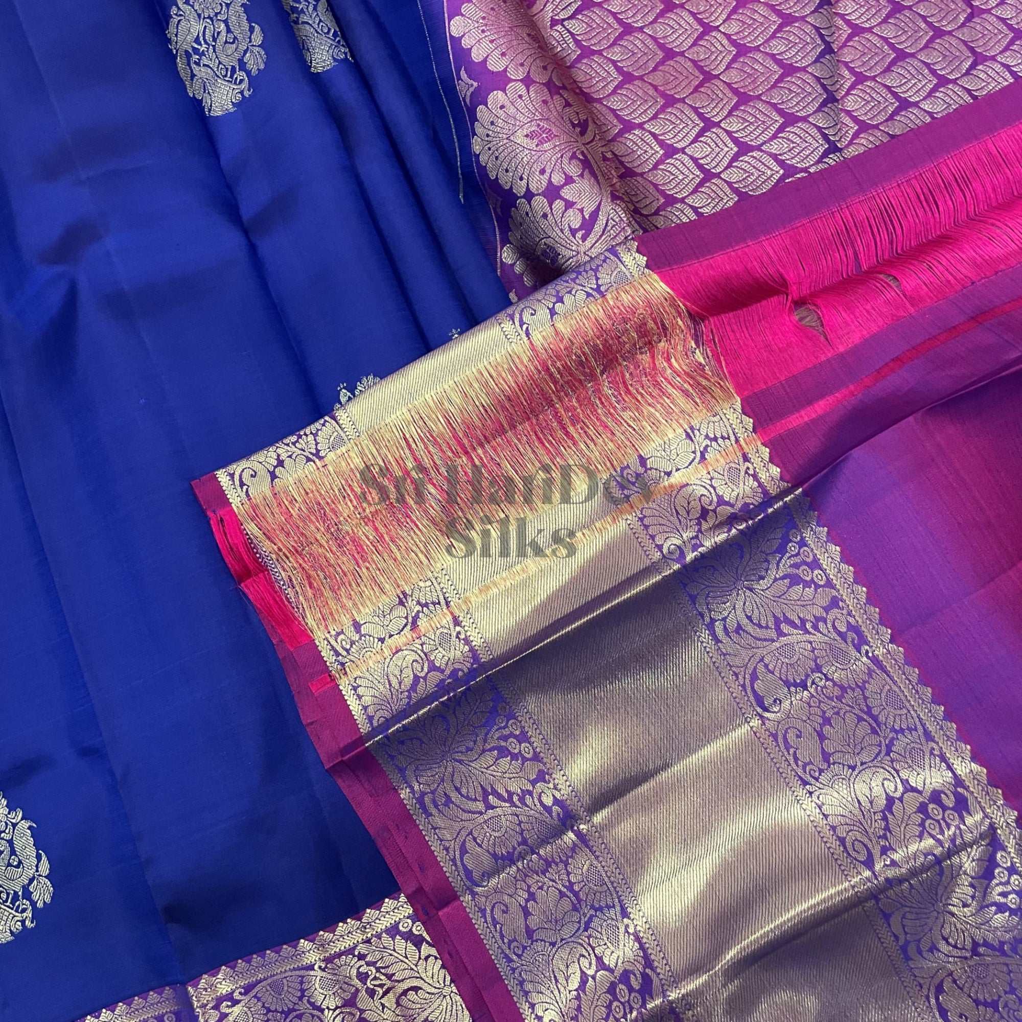 SHS6332 Kanchipuram Pure Handloom Silk Sari