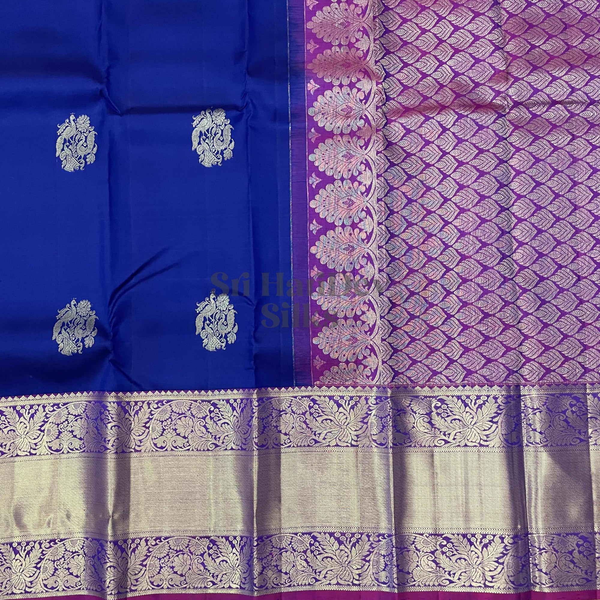 SHS6332 Kanchipuram Pure Handloom Silk Sari