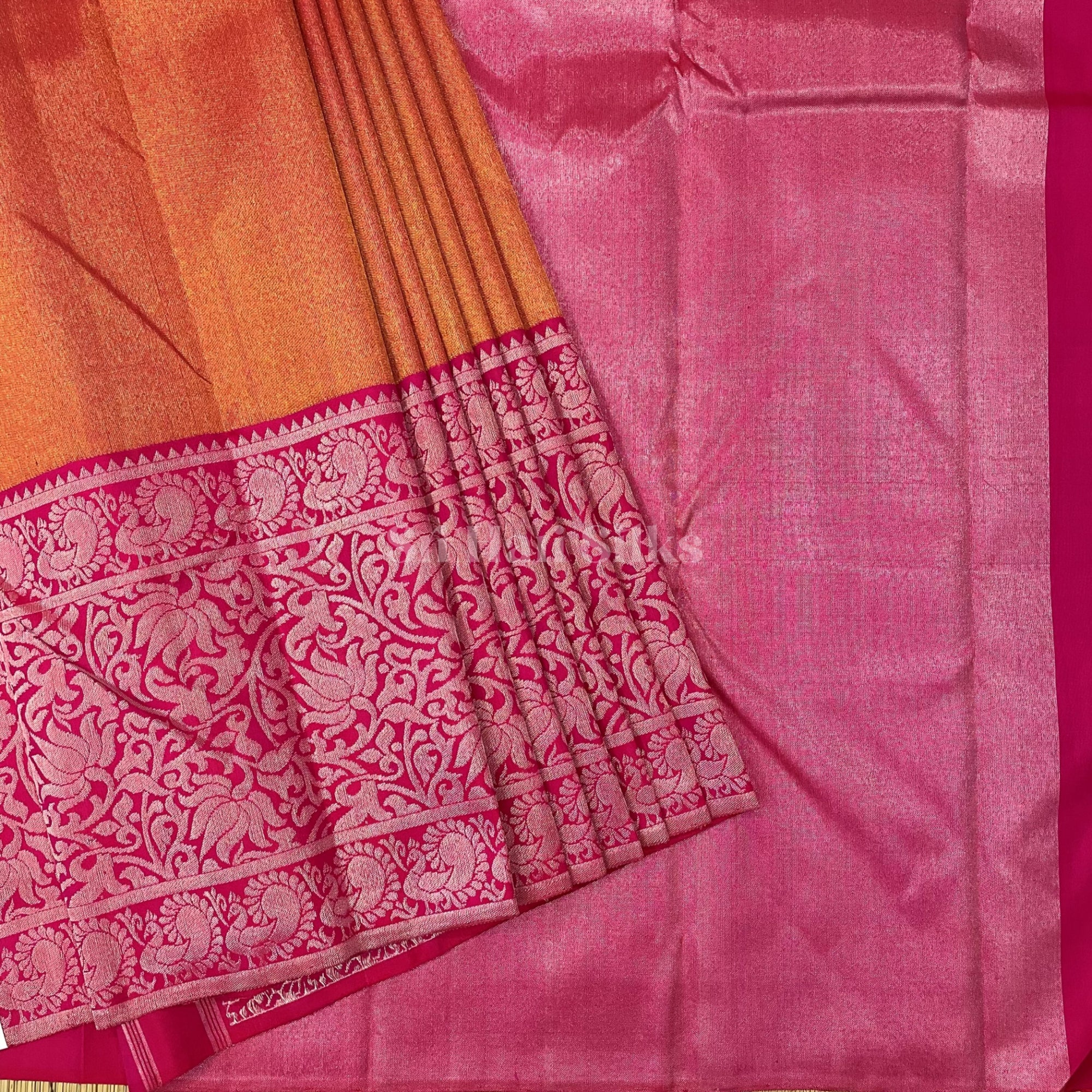 SHS3660 Kanchipuram pure handloom Silk Sari