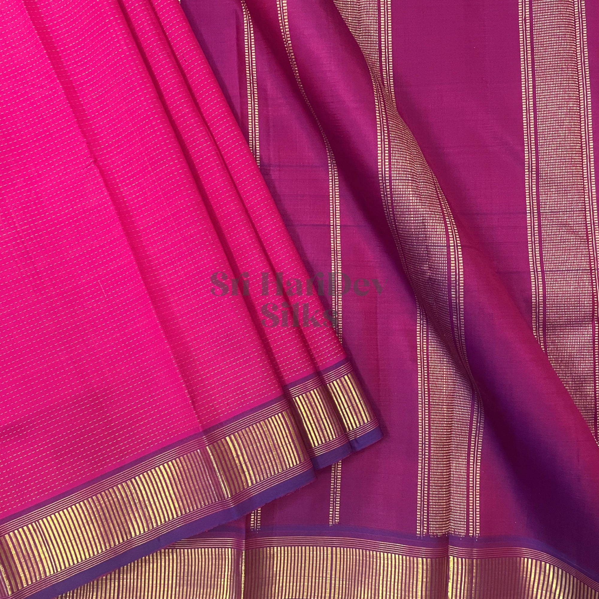 SHS6435 Kanchipuram pure handloom Silk Sari