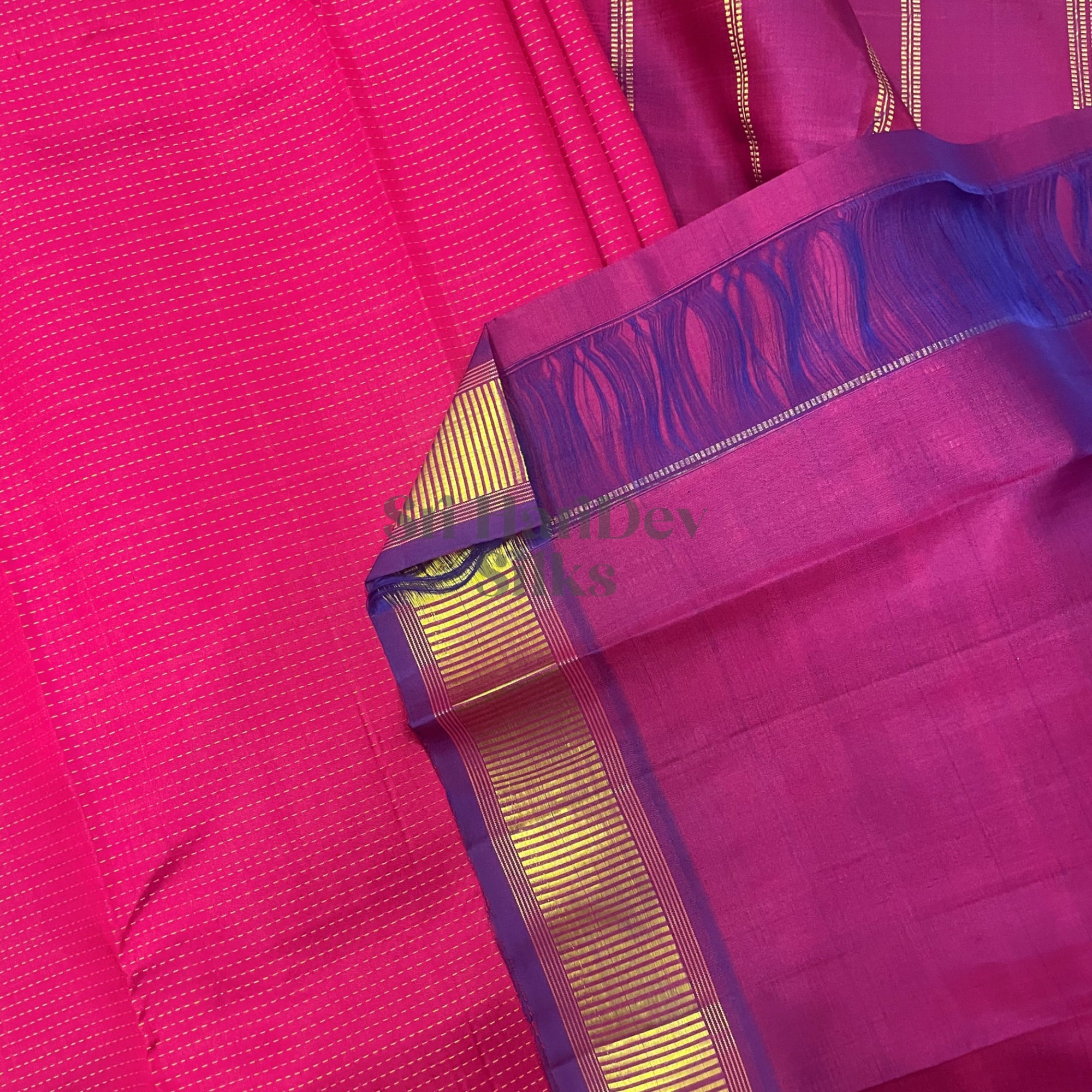SHS6435 Kanchipuram pure handloom Silk Sari