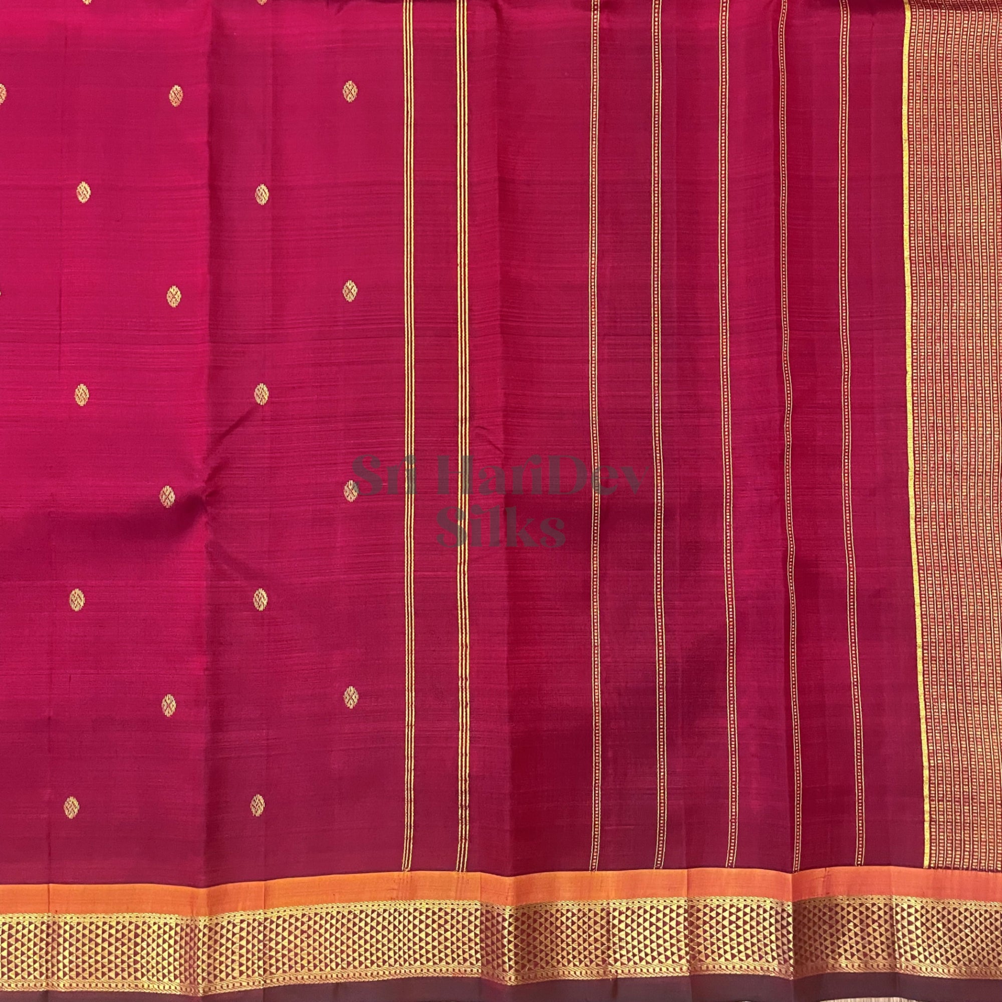 SHS6442 Kanchipuram pure handloom Silk Sari