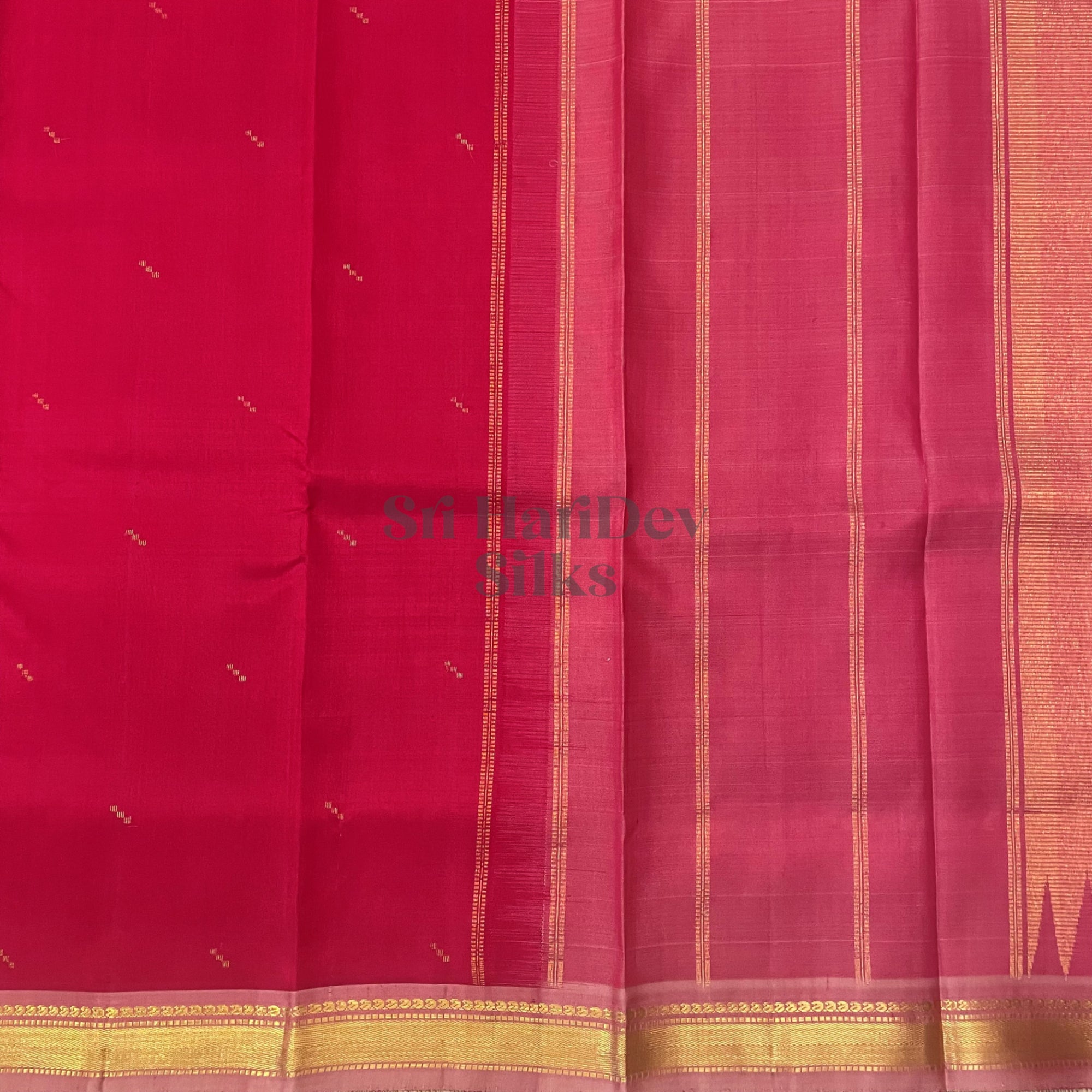 SHS6432 Kanchipuram pure handloom Silk Sari