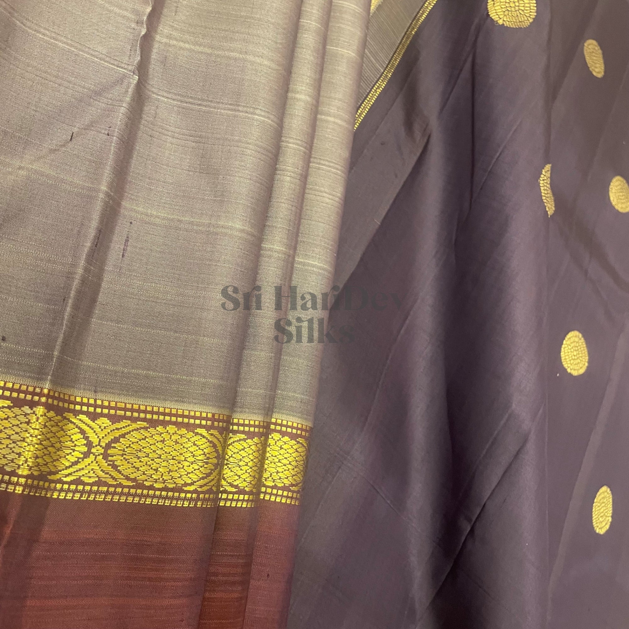 SHS6428 Kanchipuram pure handloom Silk Sari
