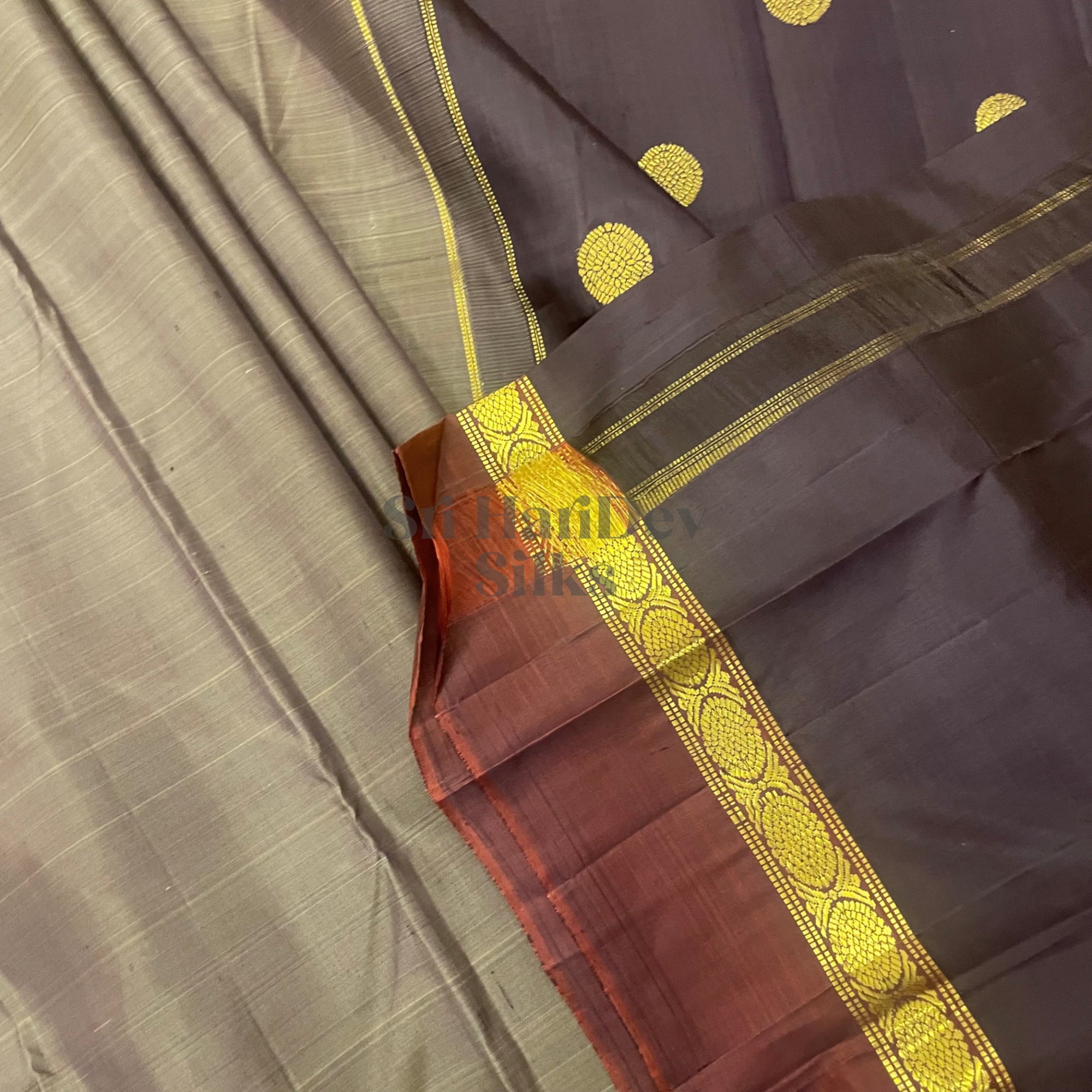 SHS6428 Kanchipuram pure handloom Silk Sari
