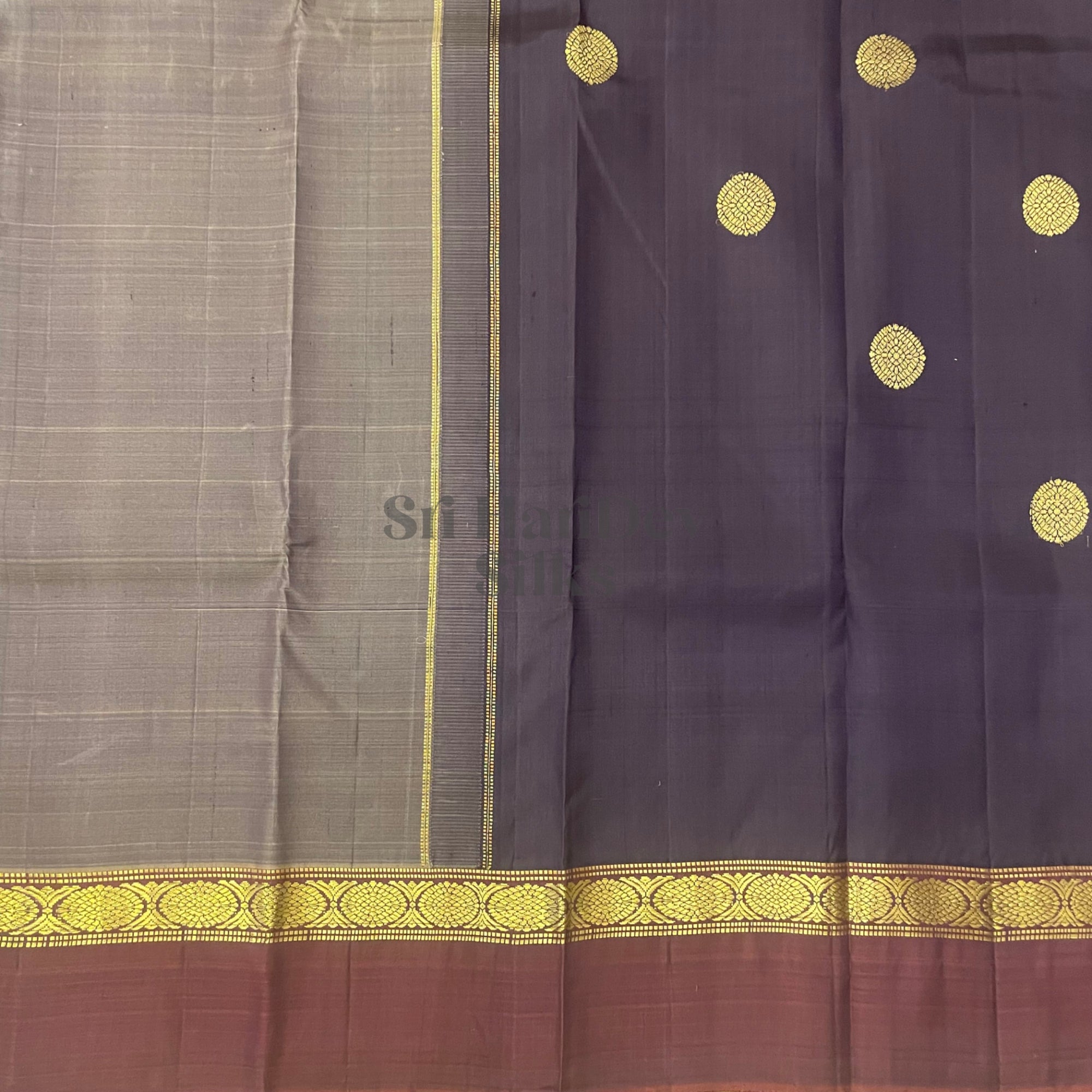 SHS6428 Kanchipuram pure handloom Silk Sari