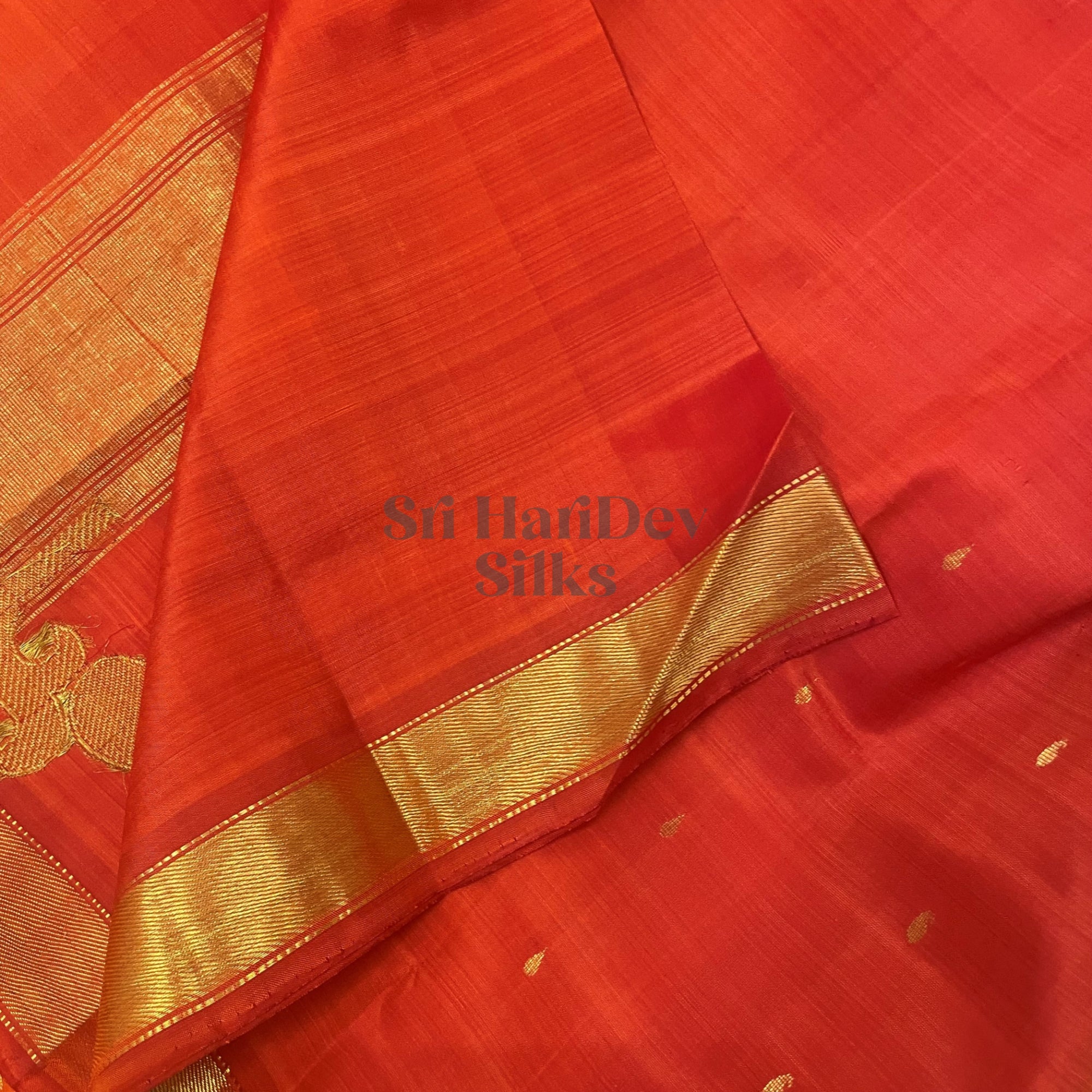 SHS6439 Kanchipuram pure handloom Silk Sari