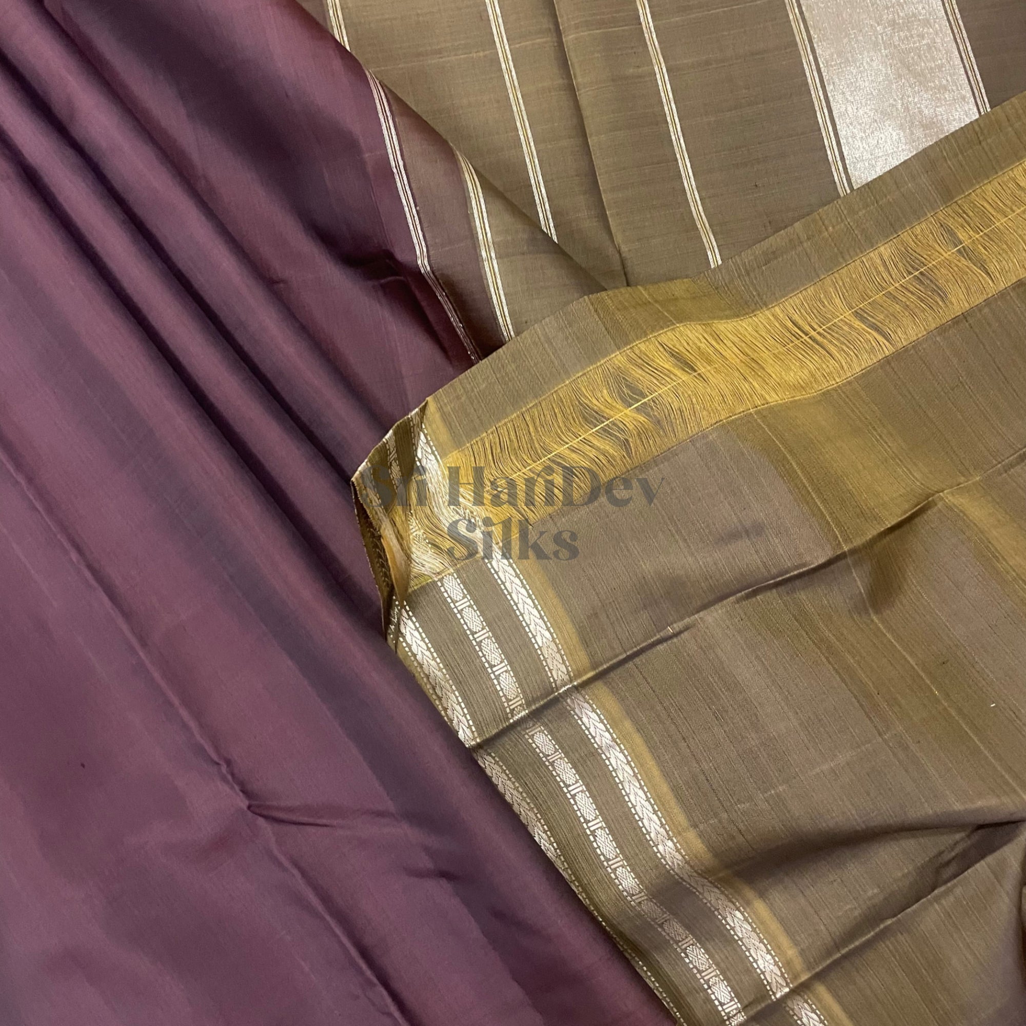 SHS6422 Kanchipuram pure handloom Silk Sari