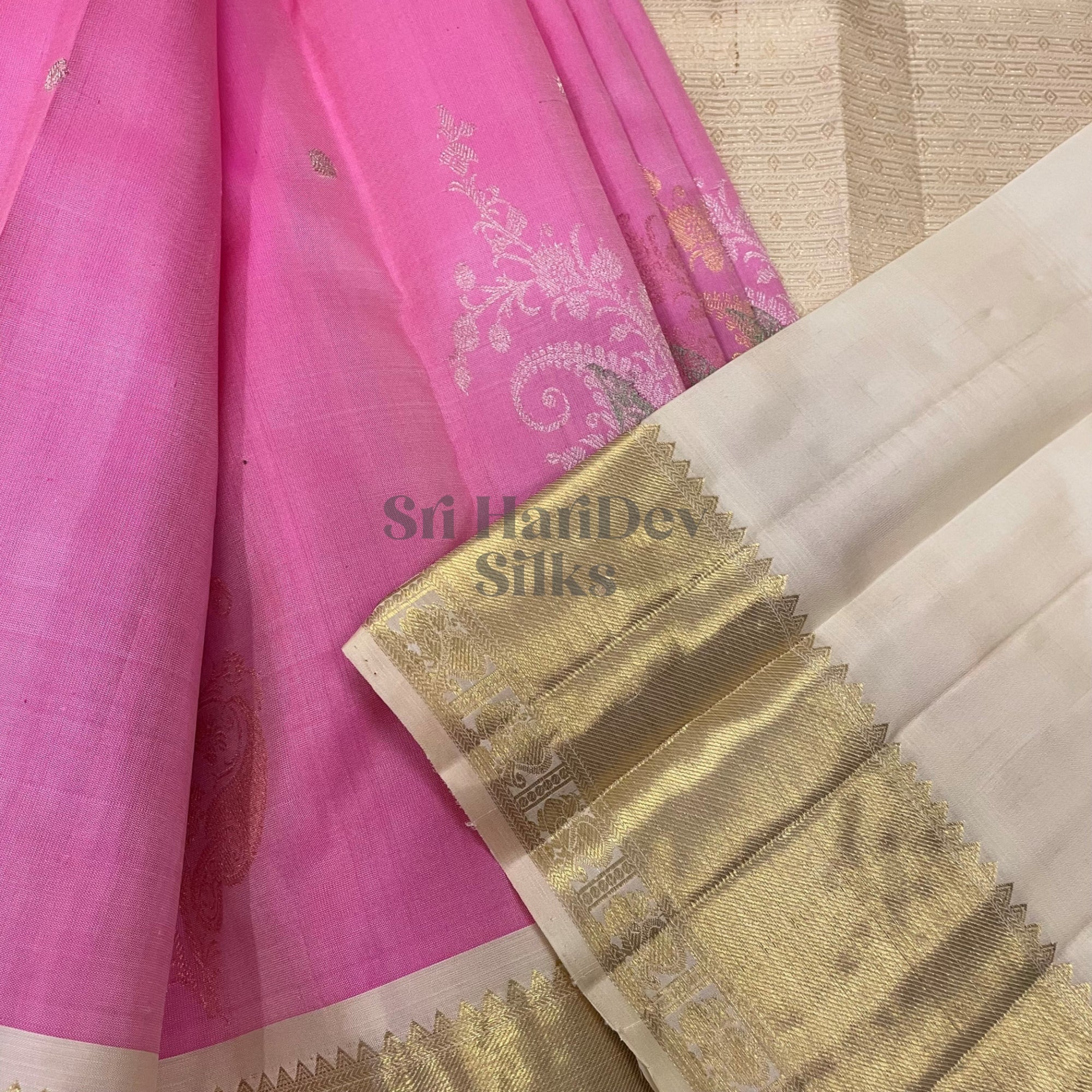 SHS5482 Kanchipuram Pure Handloom Silk Sari